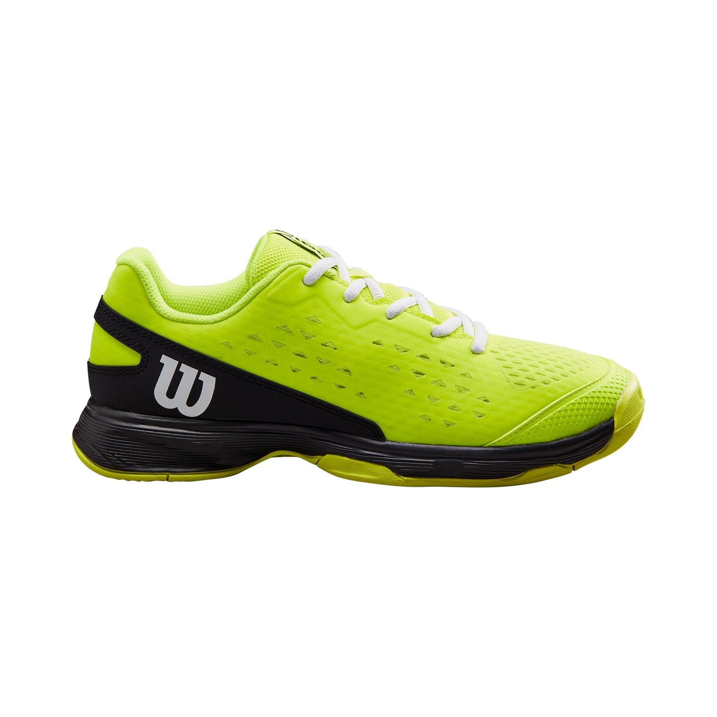 Wilson Rush Pro 4.0 buty do tenisa allcourt Dzieci - neonowy żółty, czarny