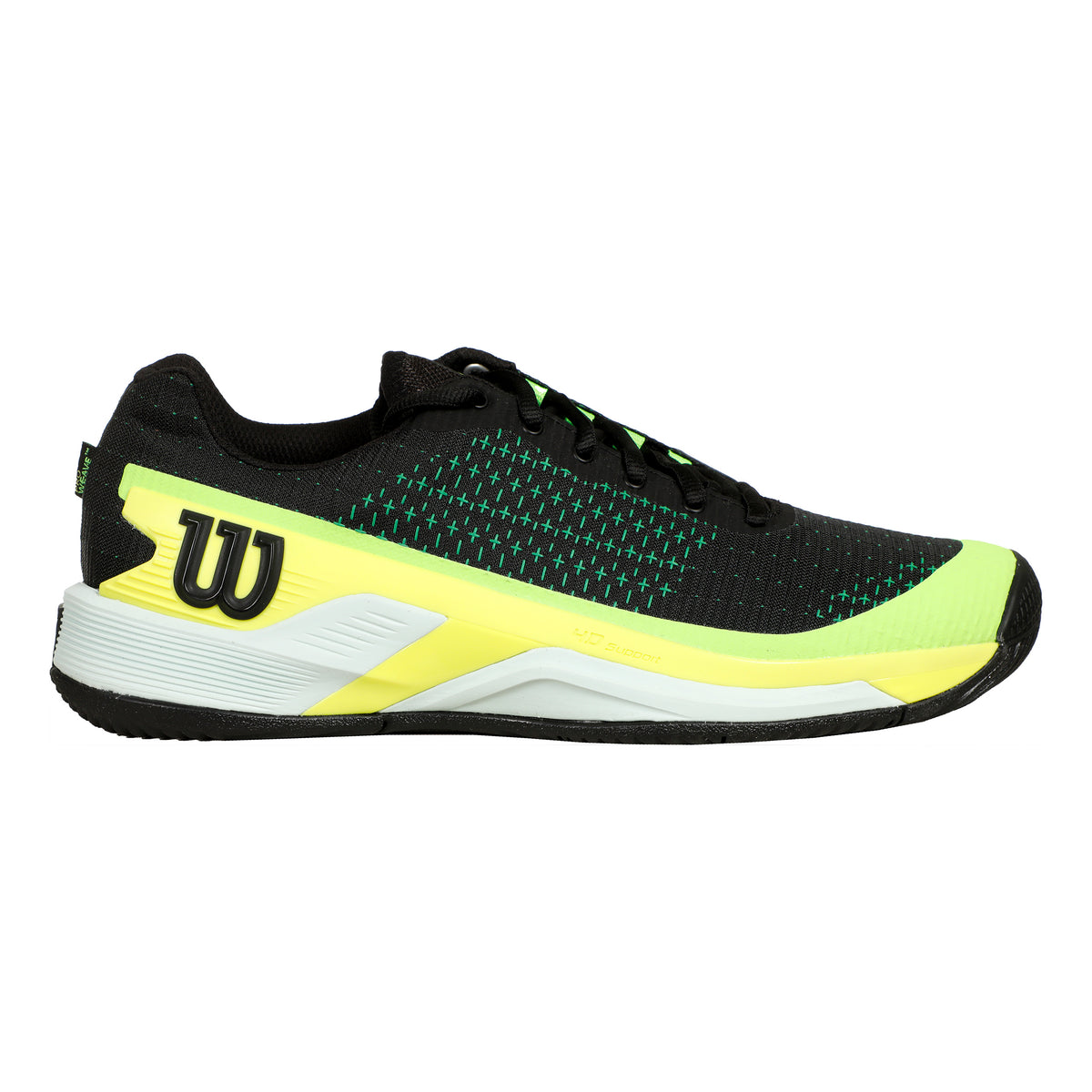 Wilson Rush Pro Extra Duty buty do tenisa allcourt Mężczyźni - czarny, neonowy żółty