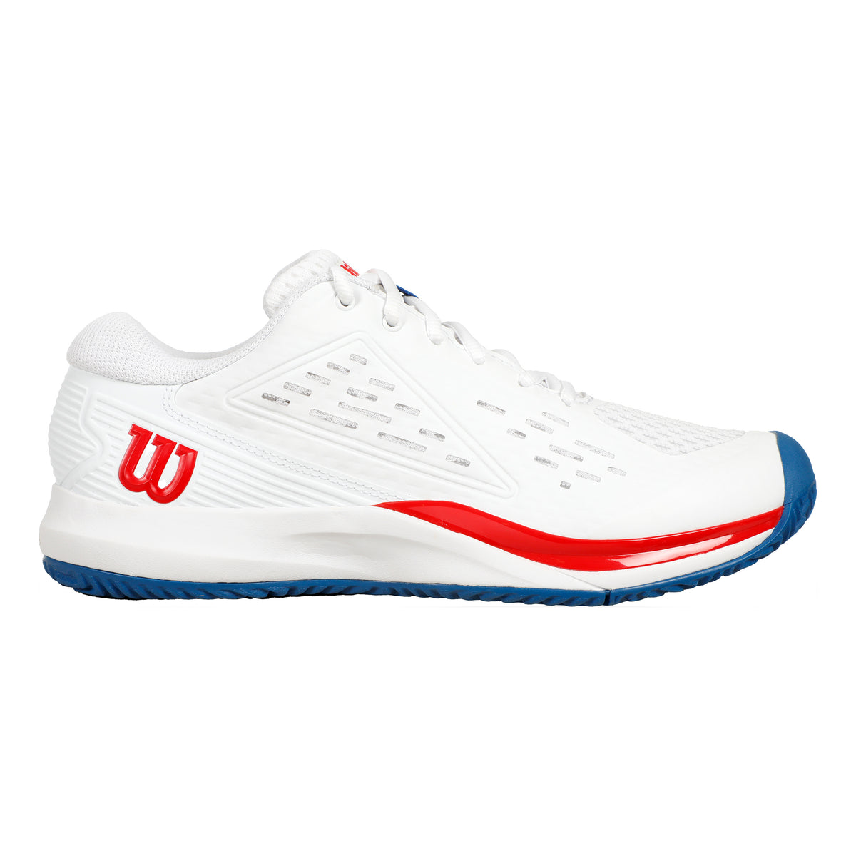 Wilson Rush Pro Ace buty do tenisa allcourt Dzieci - biały, niebieski