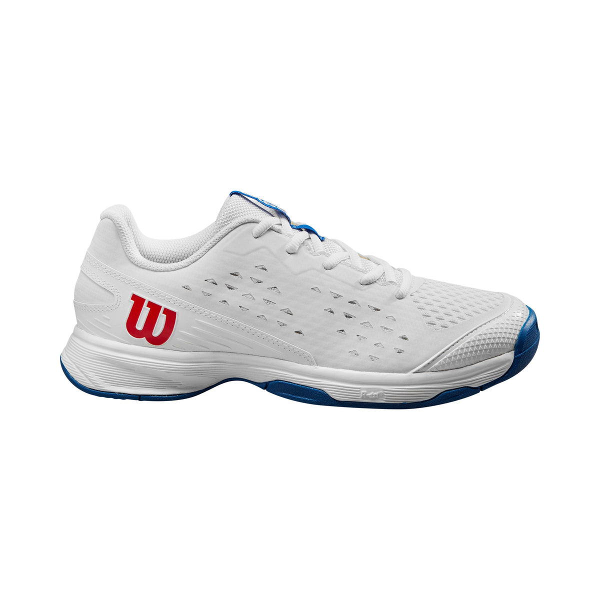 Wilson Rush Pro buty do tenisa allcourt Dzieci - biały, niebieski
