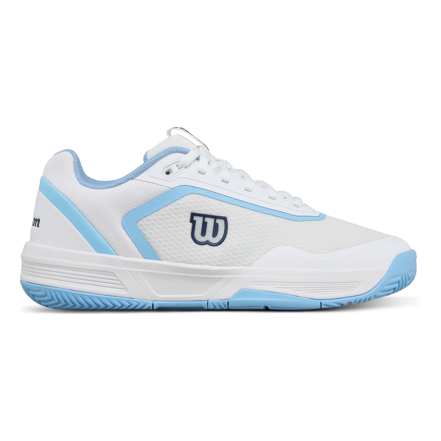 Wilson Court Glide buty do tenisa allcourt Kobiety - biały, jasnoniebieski