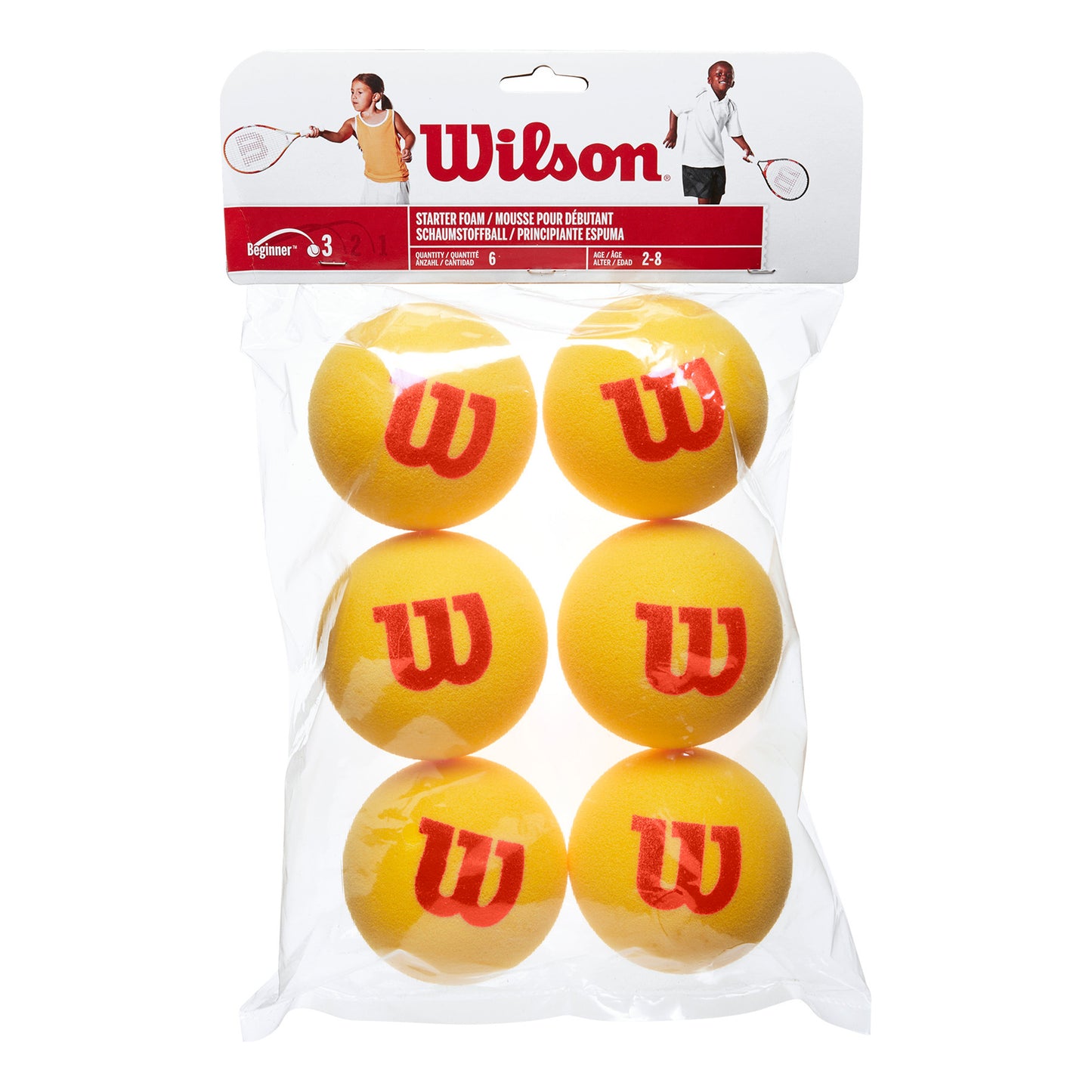 Wilson Starter Foam Balls (Stage 3) Worek 6 szt.