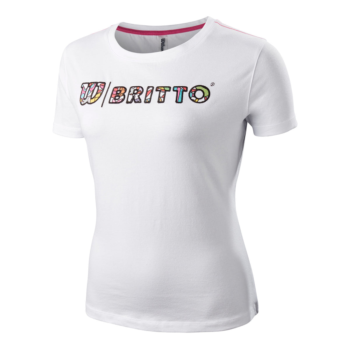 Wilson Britto Logo Koszulka Kobiety - biały,