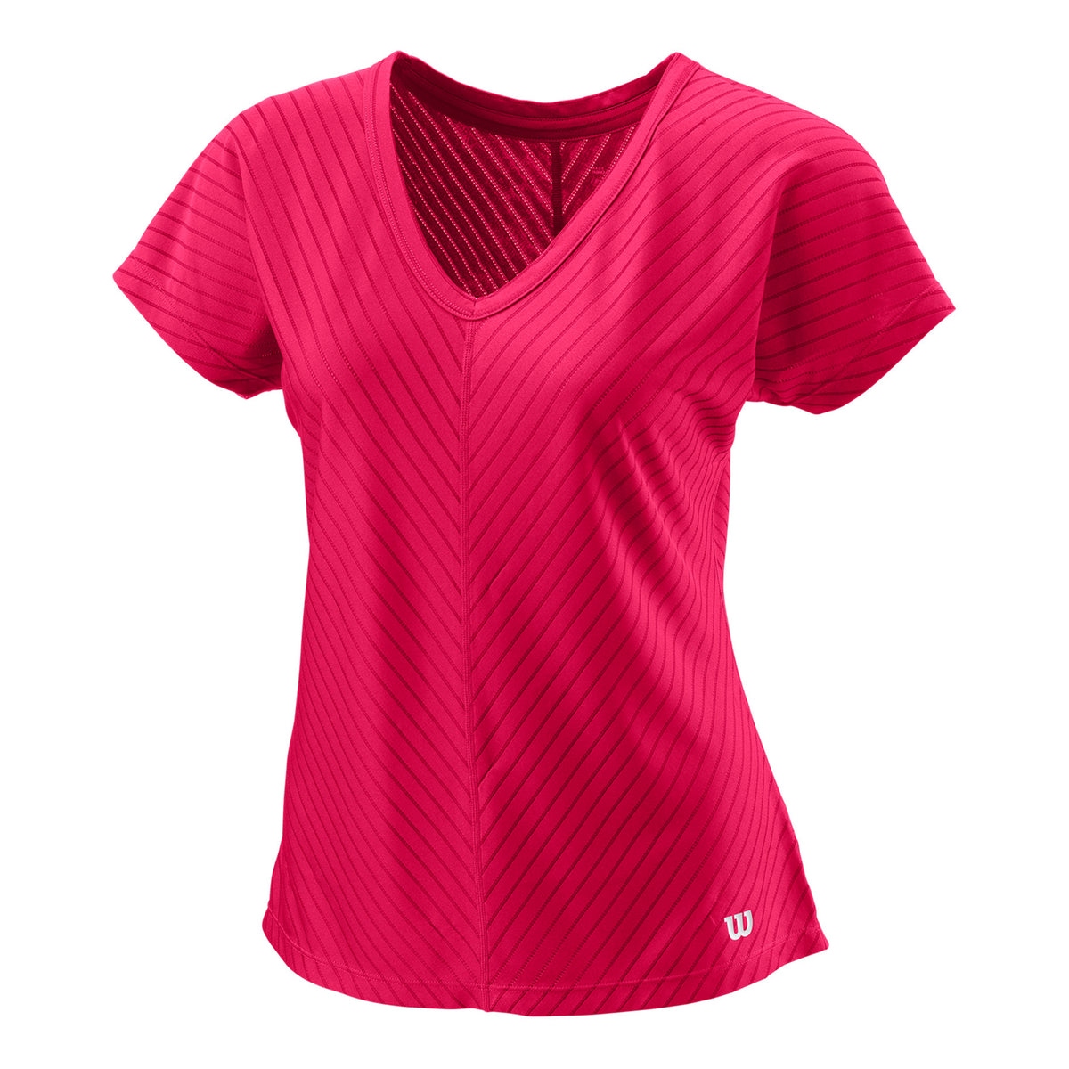 Wilson Training V-Neck II Koszulka Kobiety - różowy,