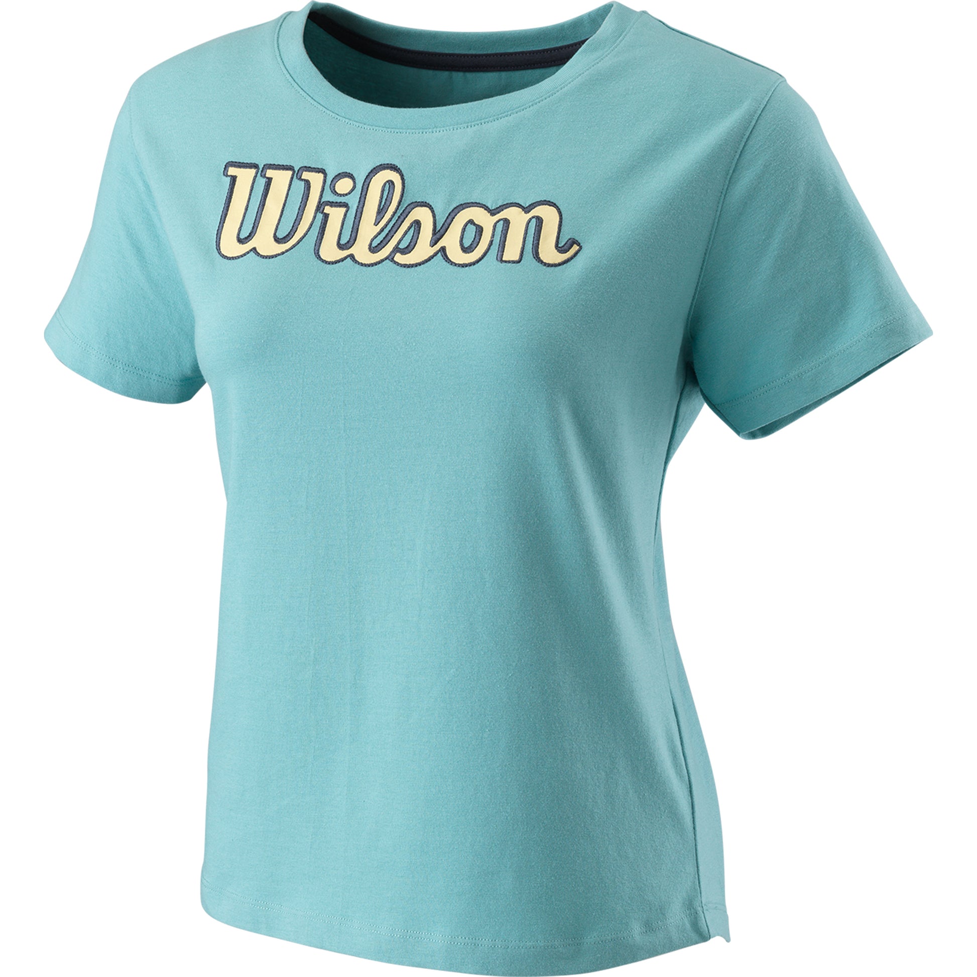 Wilson Sript Eco Koszulka Kobiety-Niebieski,Żółty