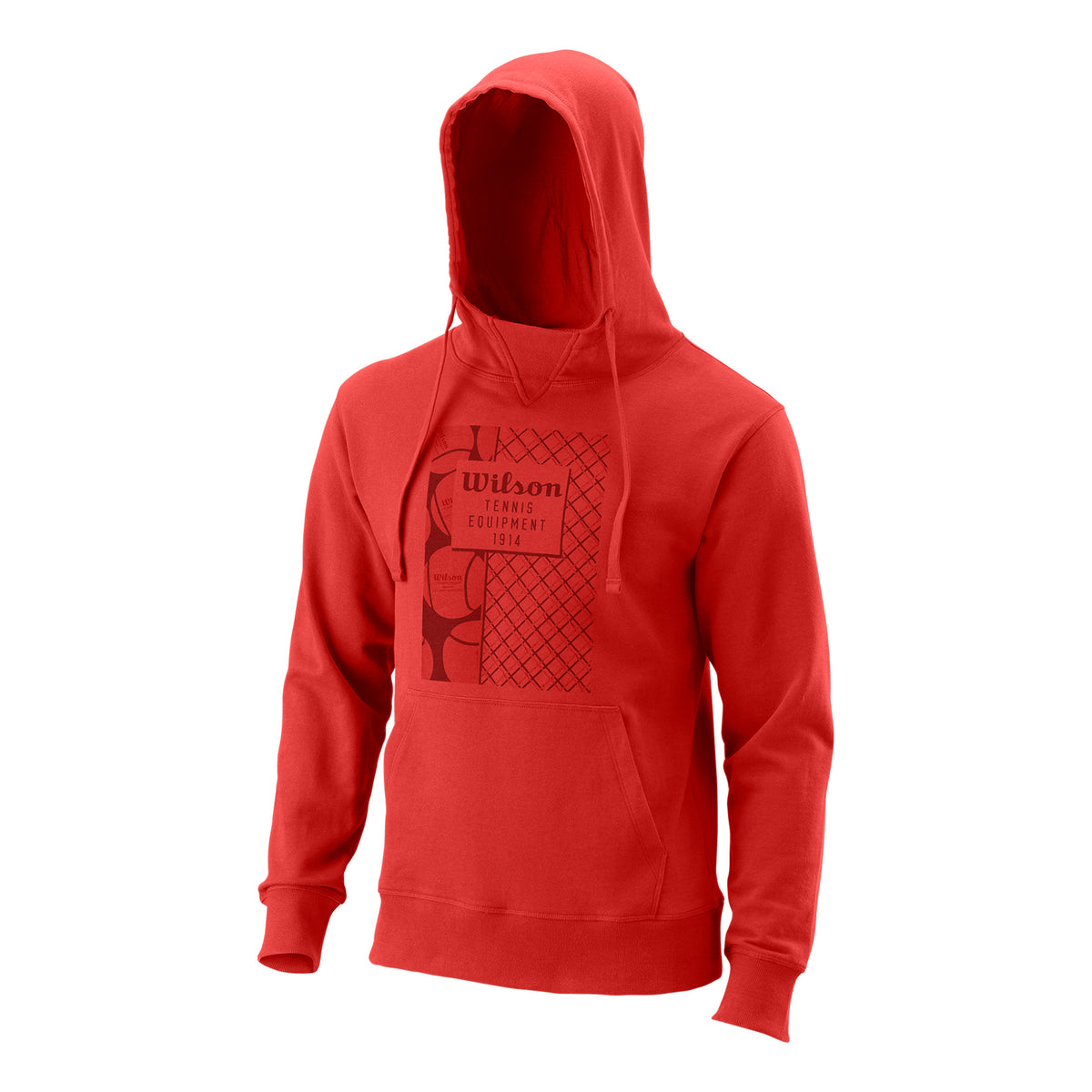 Wilson Equip Eco CTN Bluza Mężczyźni - czerwony,