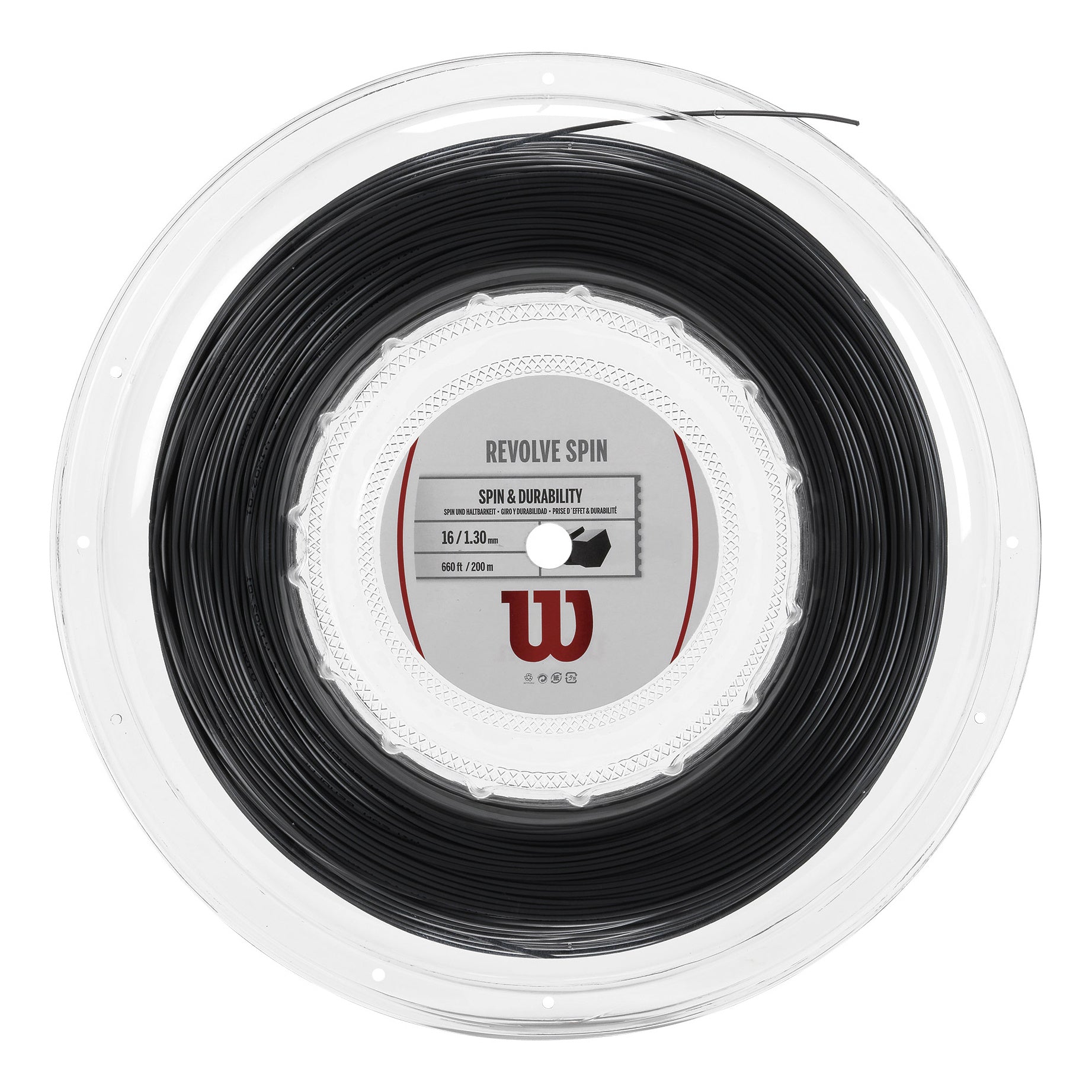 Wilson Revolve Spin Szpula Do Naciągów 200m-Czarny