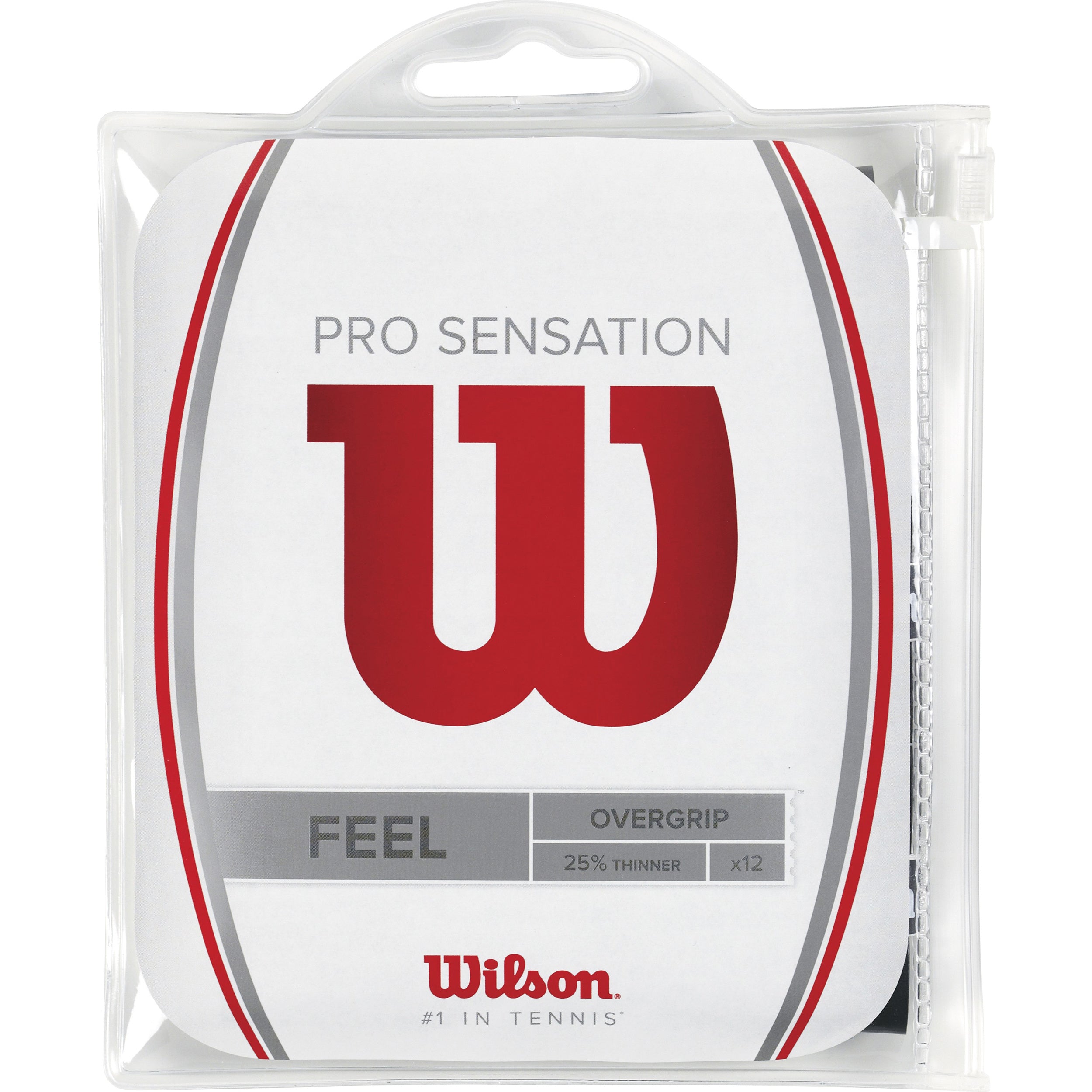 Wilson Pro Overgrip Sensation Opakowanie 12 szt. - czarny