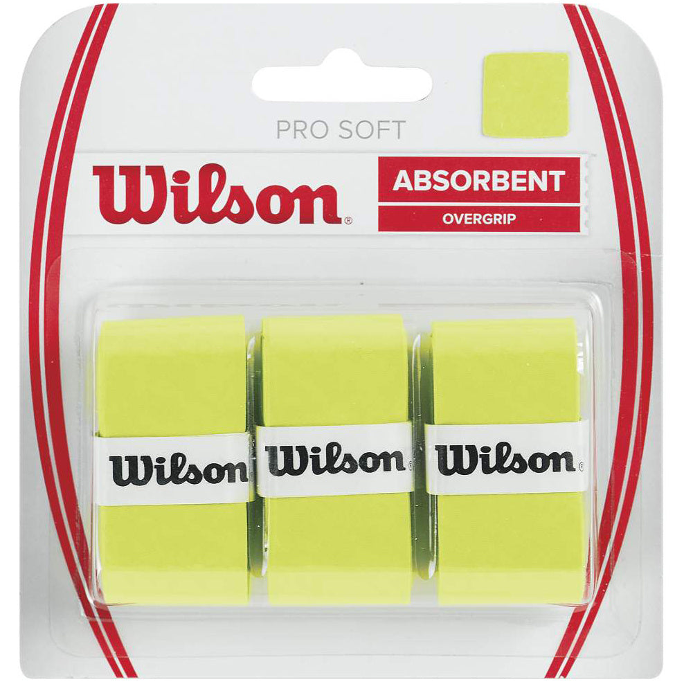 Wilson Soft Overgrip Opakowanie 3 Szt.-Zieleń