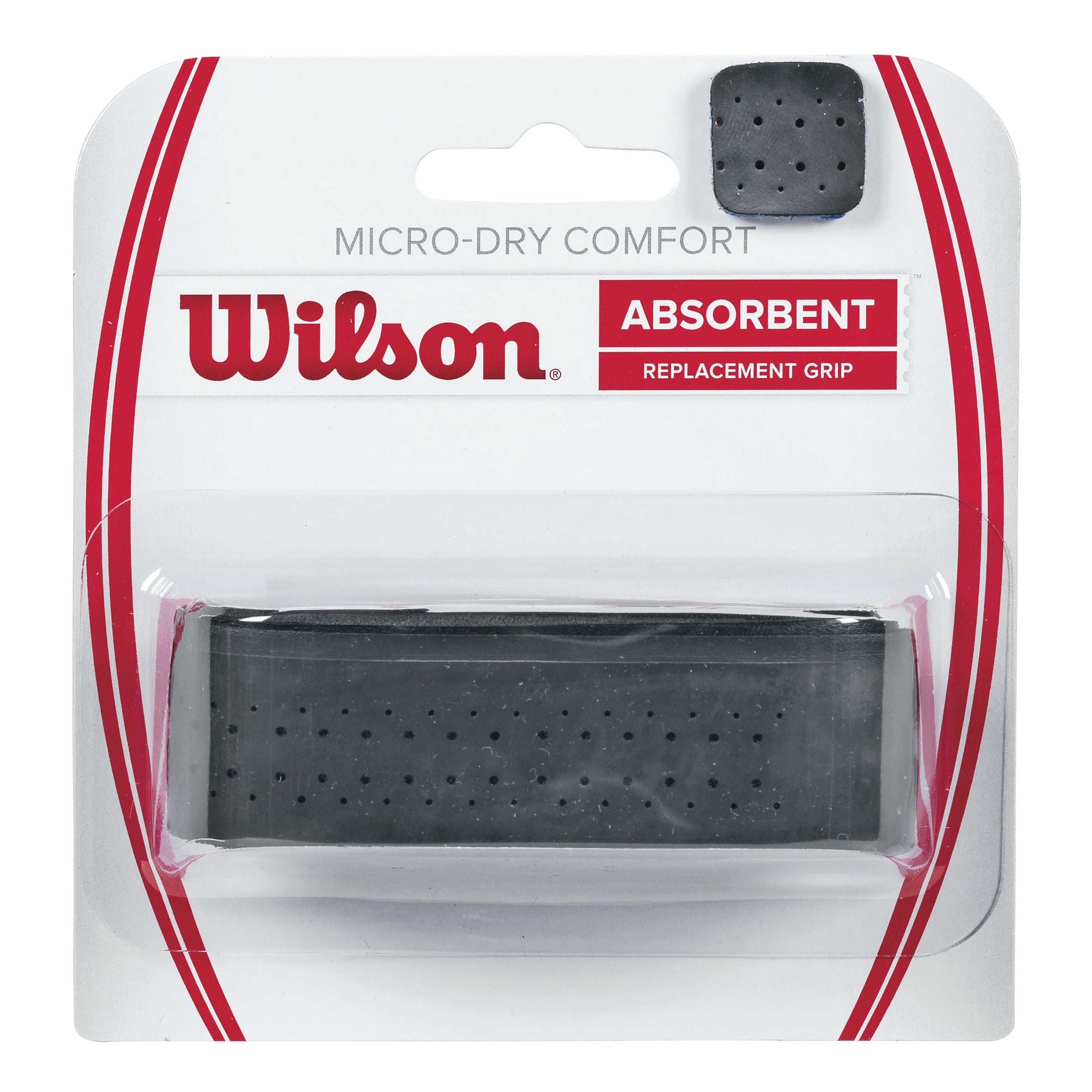 Wilson Micro-Dry Comfort Opakowanie 1 Szt.-Czarny