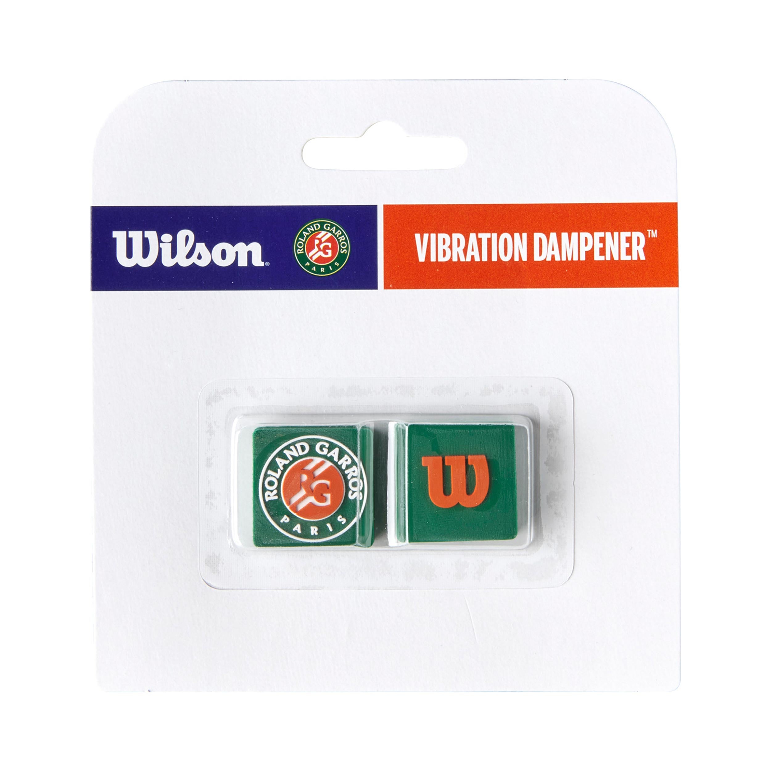 Wilson Roland Garros 2025 Amortyzatory Opakowanie 2 szt.-zieleń,czerwony