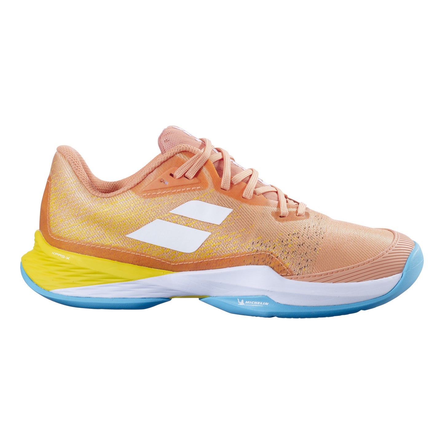 Babolat Jet Mach 3 buty do tenisa allcourt Kobiety - morela, żółty