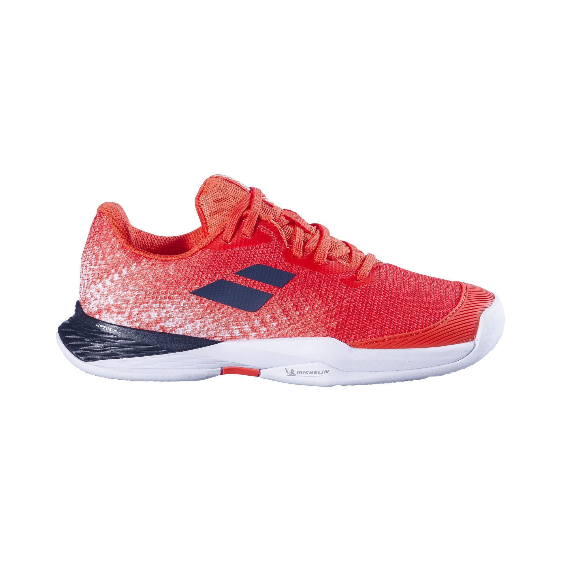 Babolat Jet Mach 3 CLAY buty do tenisa ziemnego Dzieci - pomarańczowy, biały