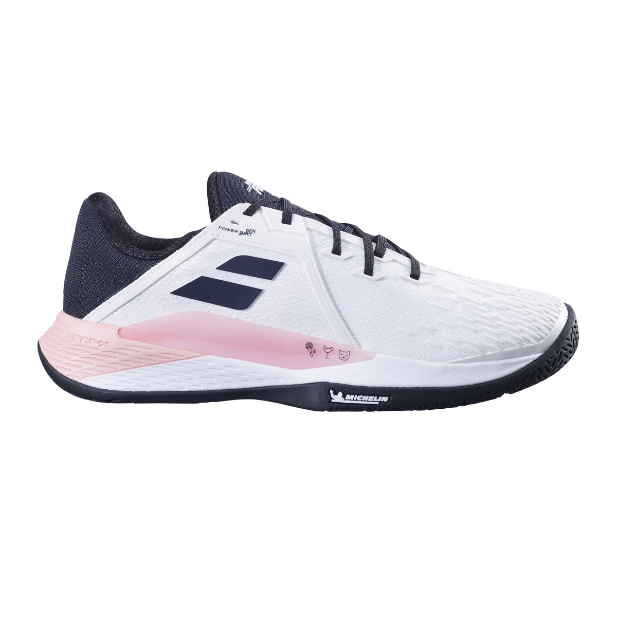 Babolat Benoit Paire Limited Edition buty do tenisa allcourt Mężczyźni - biały, różowy