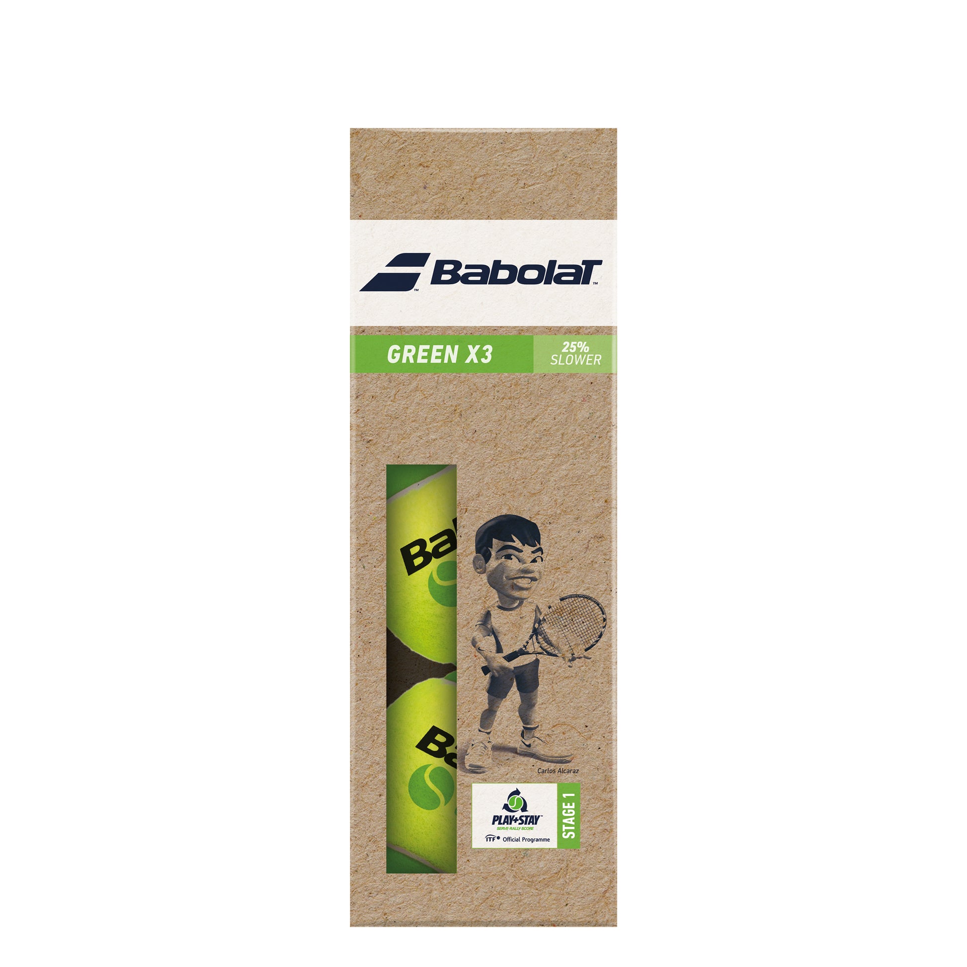 Babolat Green (Stage 1) Puszka 3 Szt.