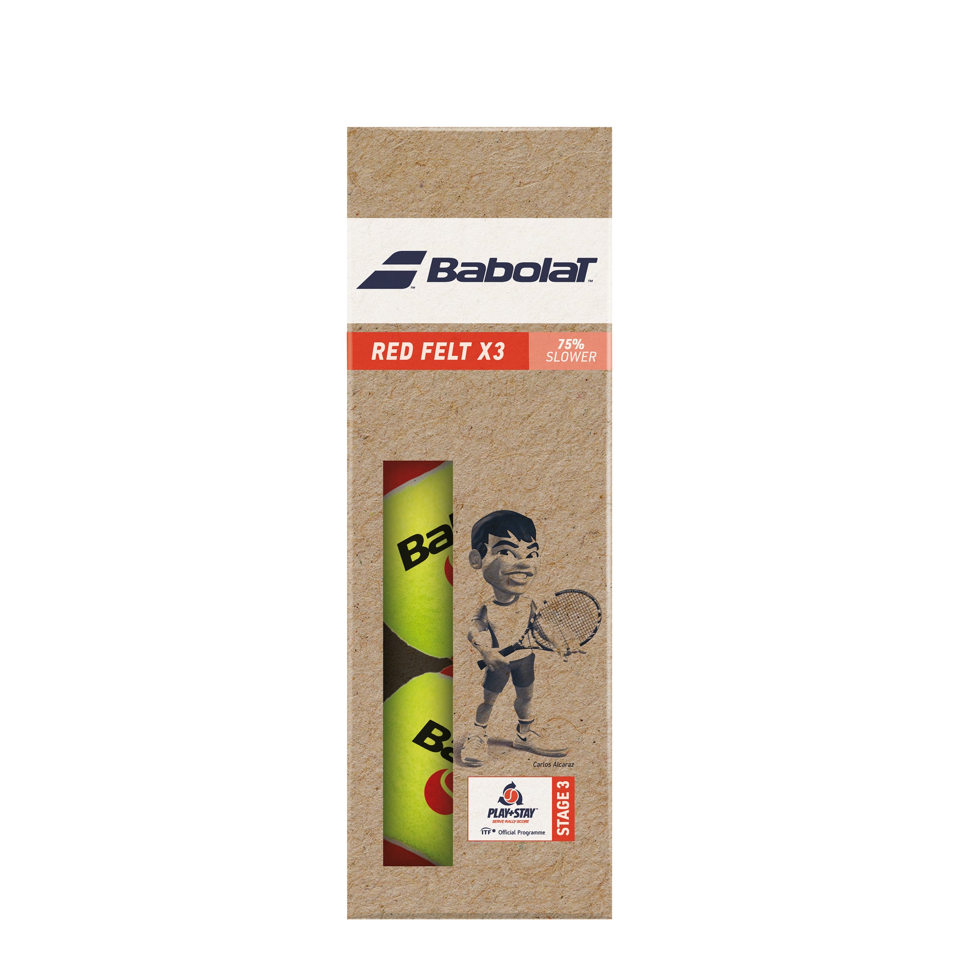 Babolat Red Felt (Stage 3) Worek 3 Szt.