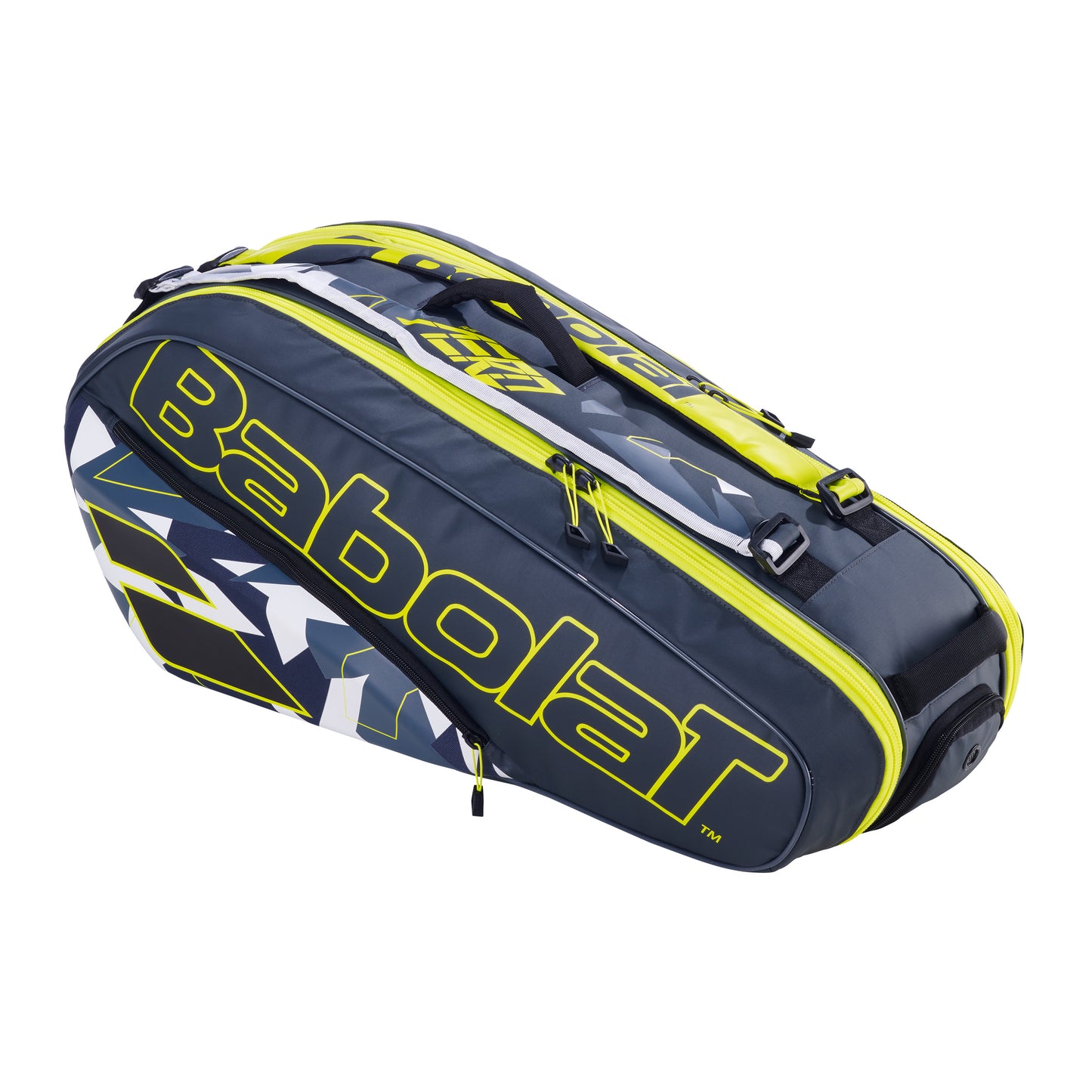 Babolat Pure Aero RH X 6 Torba Na Rakiete-Antracyt,Żółty