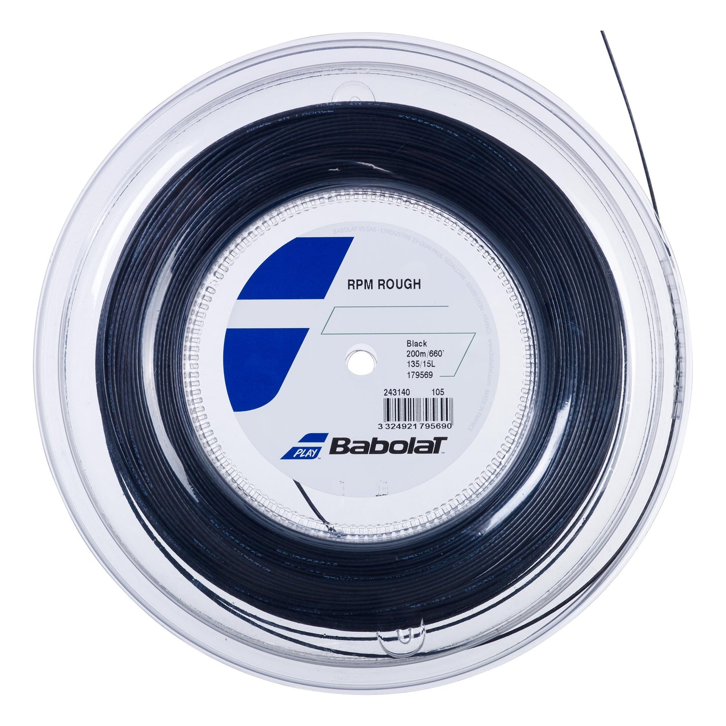Babolat RPM Blast Rough Szpula do naciągów 200m - czarny