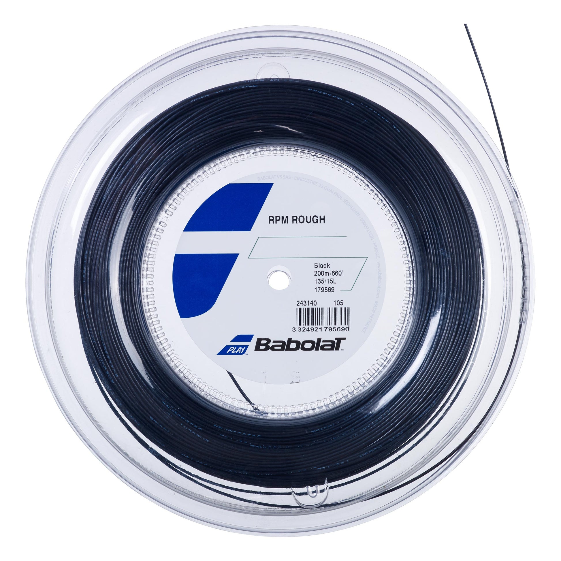 Babolat RPM Blast Rough Szpula do naciągów 200m - czarny