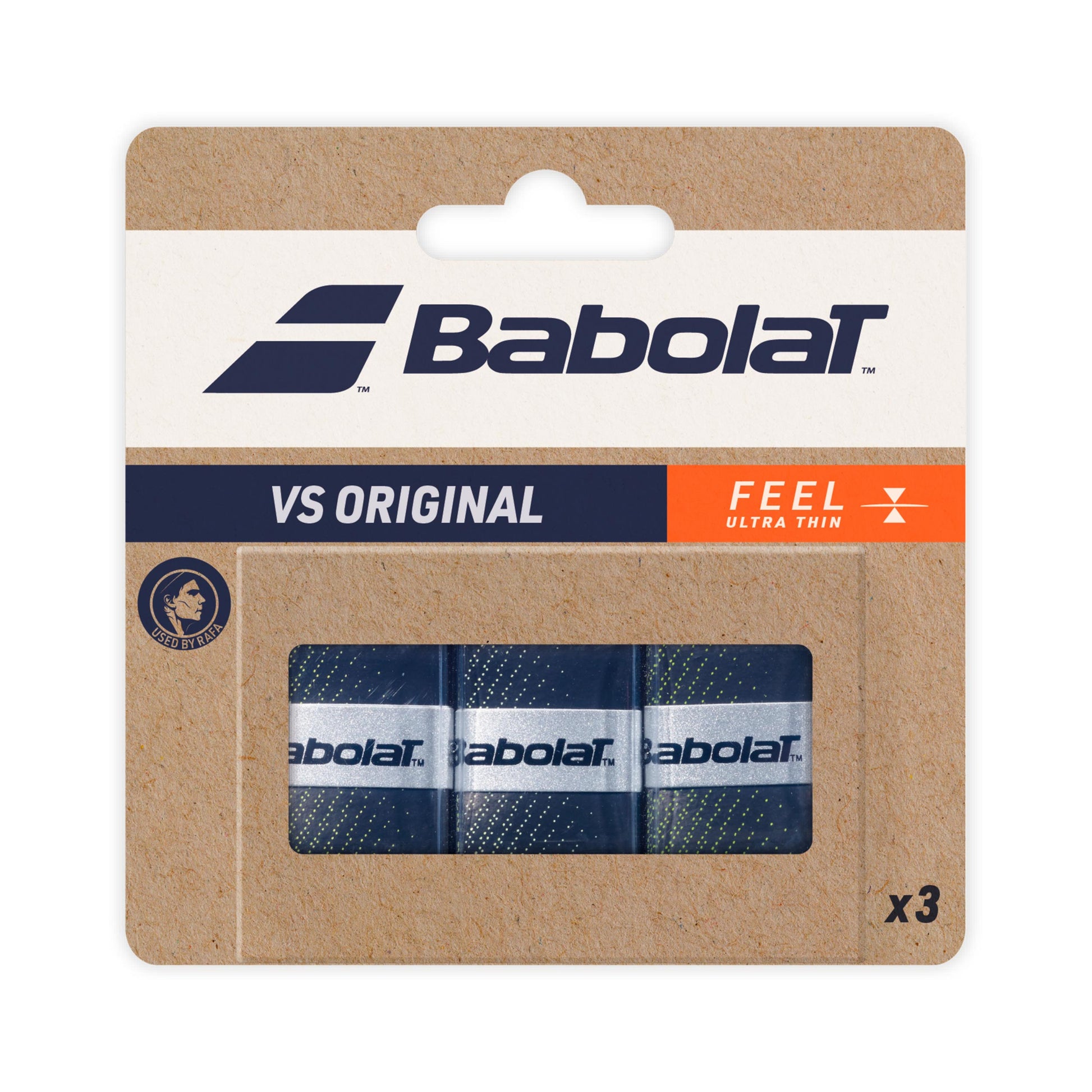 Babolat VS Grip Original Opakowanie 3 Szt.-Czarny