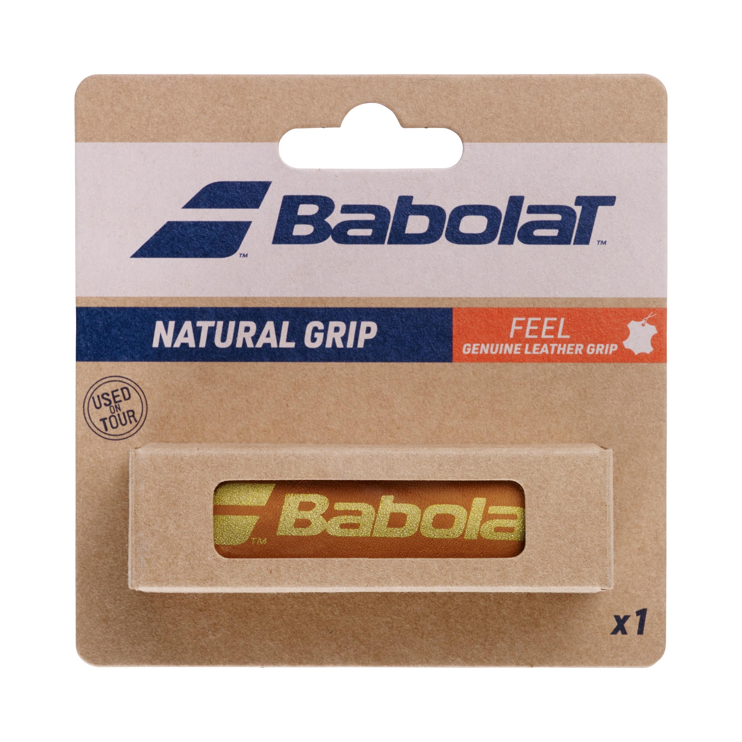 Babolat Natural Grip Opakowanie 1 Szt.-Brąz