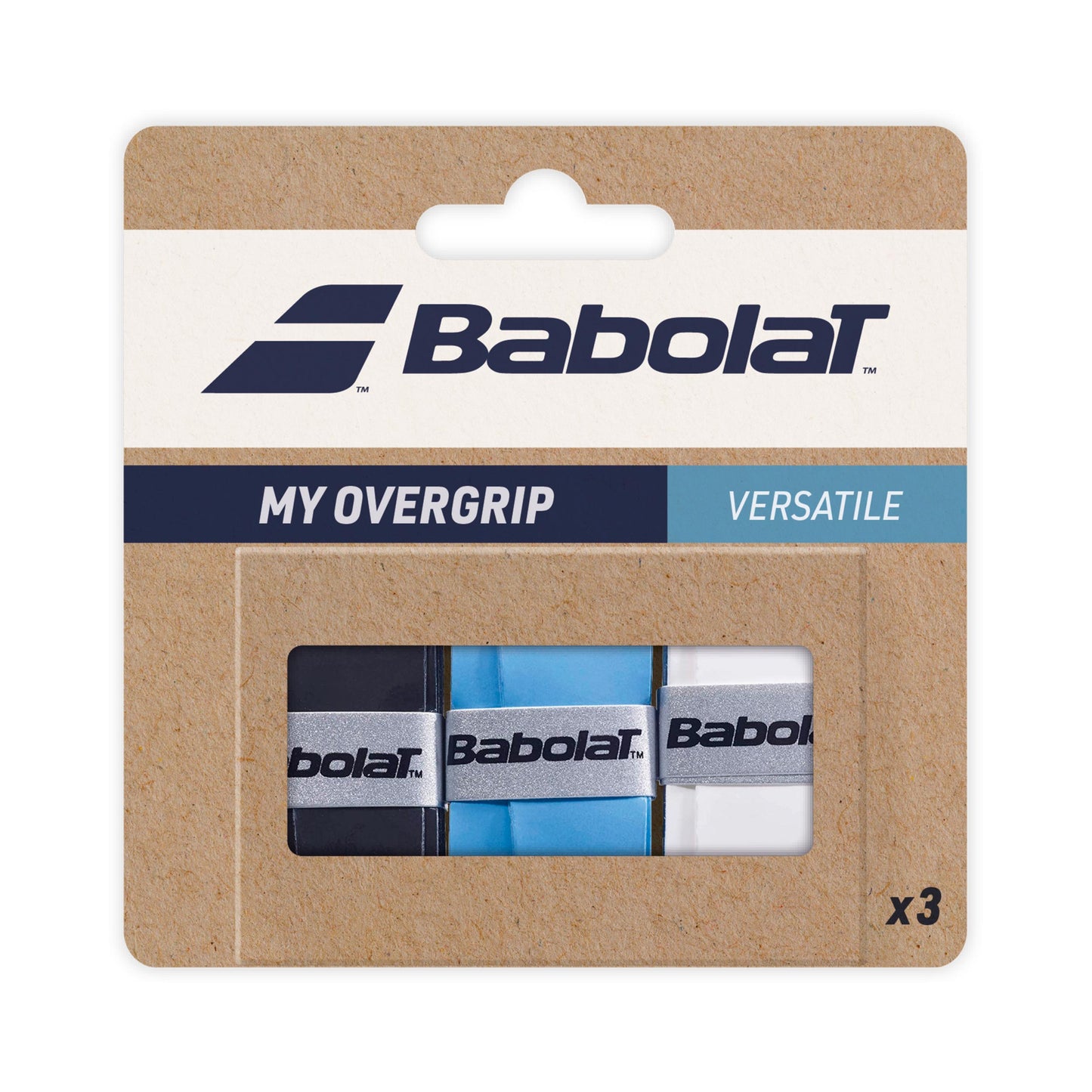 Babolat My Overgrip Opakowanie 3 szt. - czarny, biały