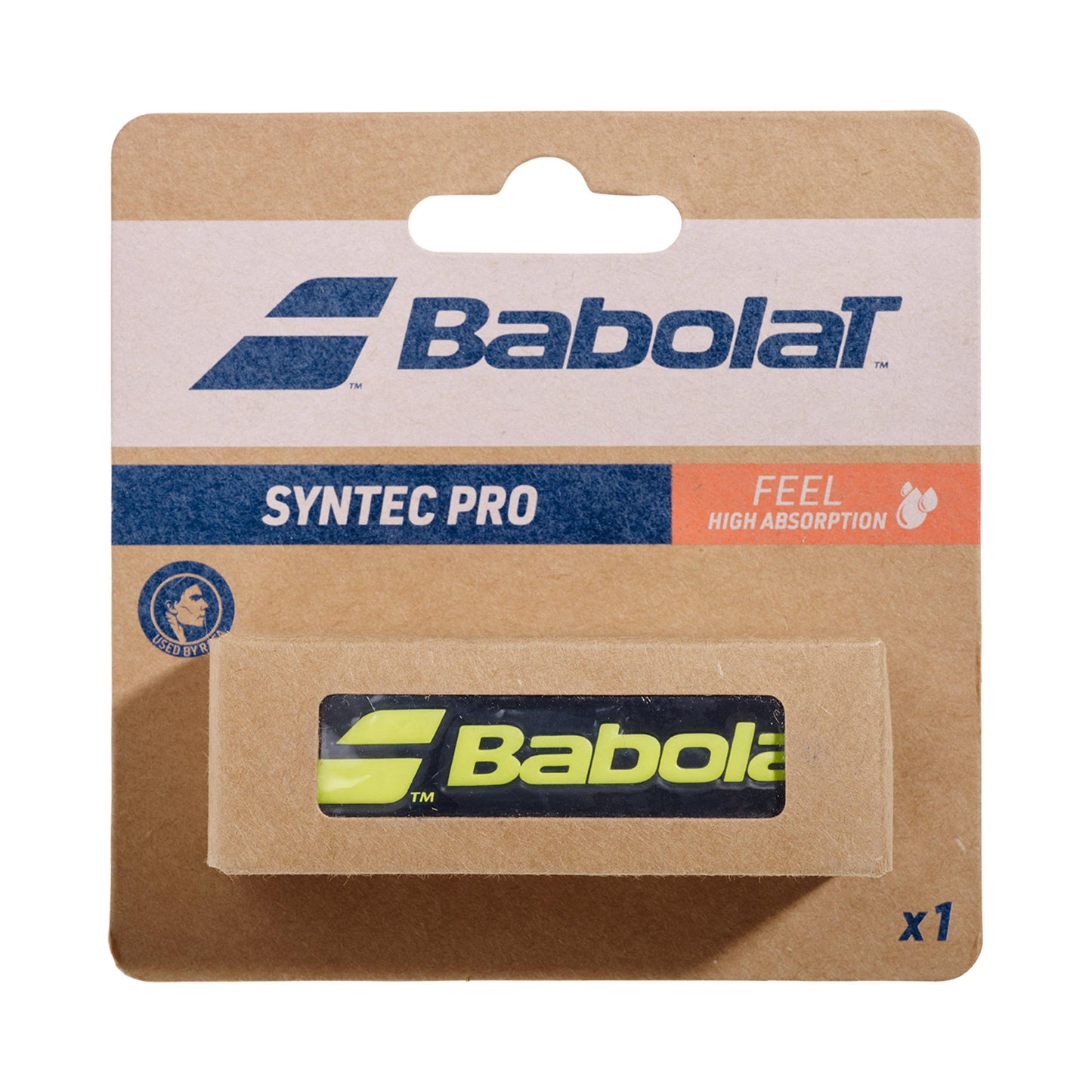 Babolat Syntec Pro Grip Opakowanie 1 Szt.-Czarny,Żółty