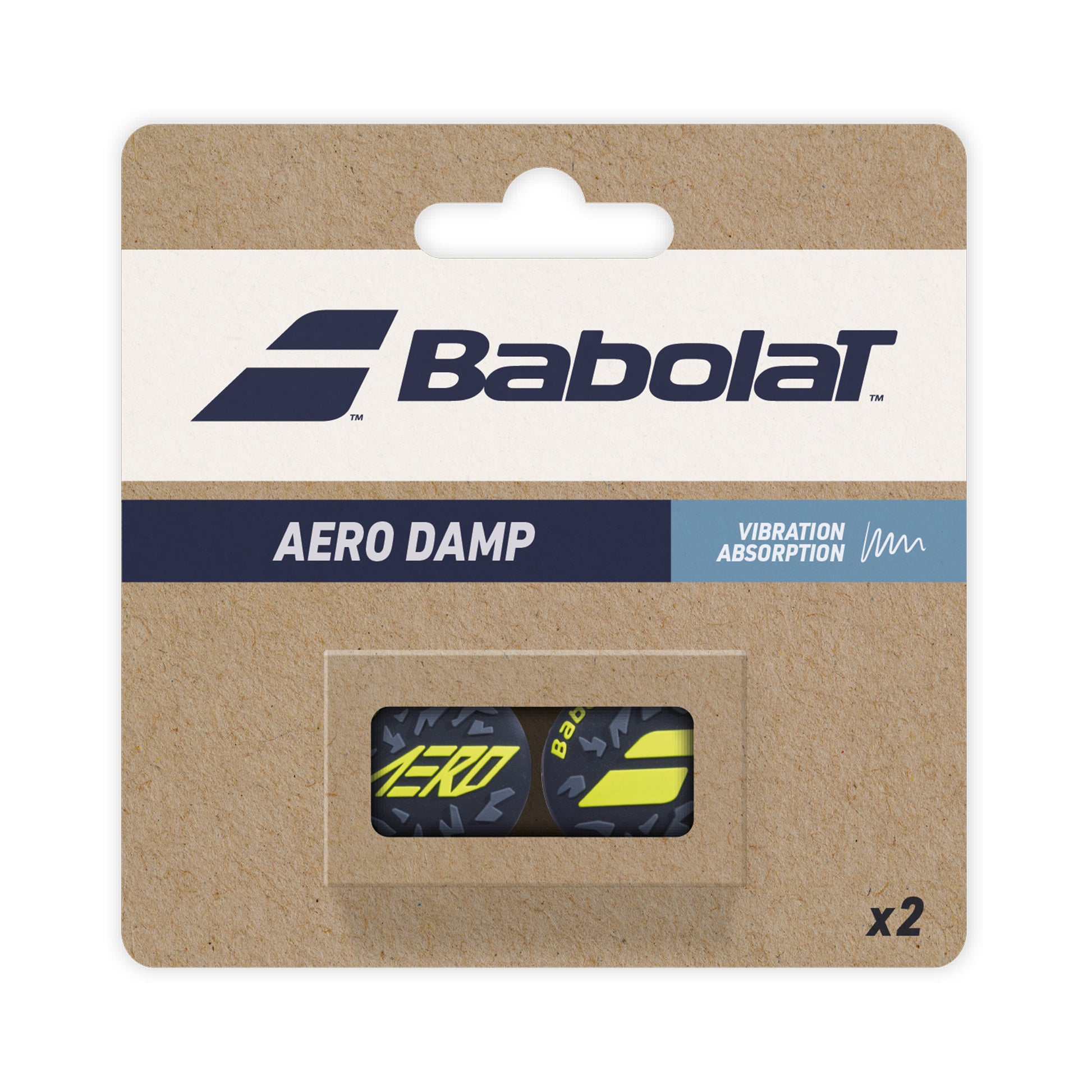 Babolat Aero Damp Amortyzatory Opakowanie 2 szt.-czarny