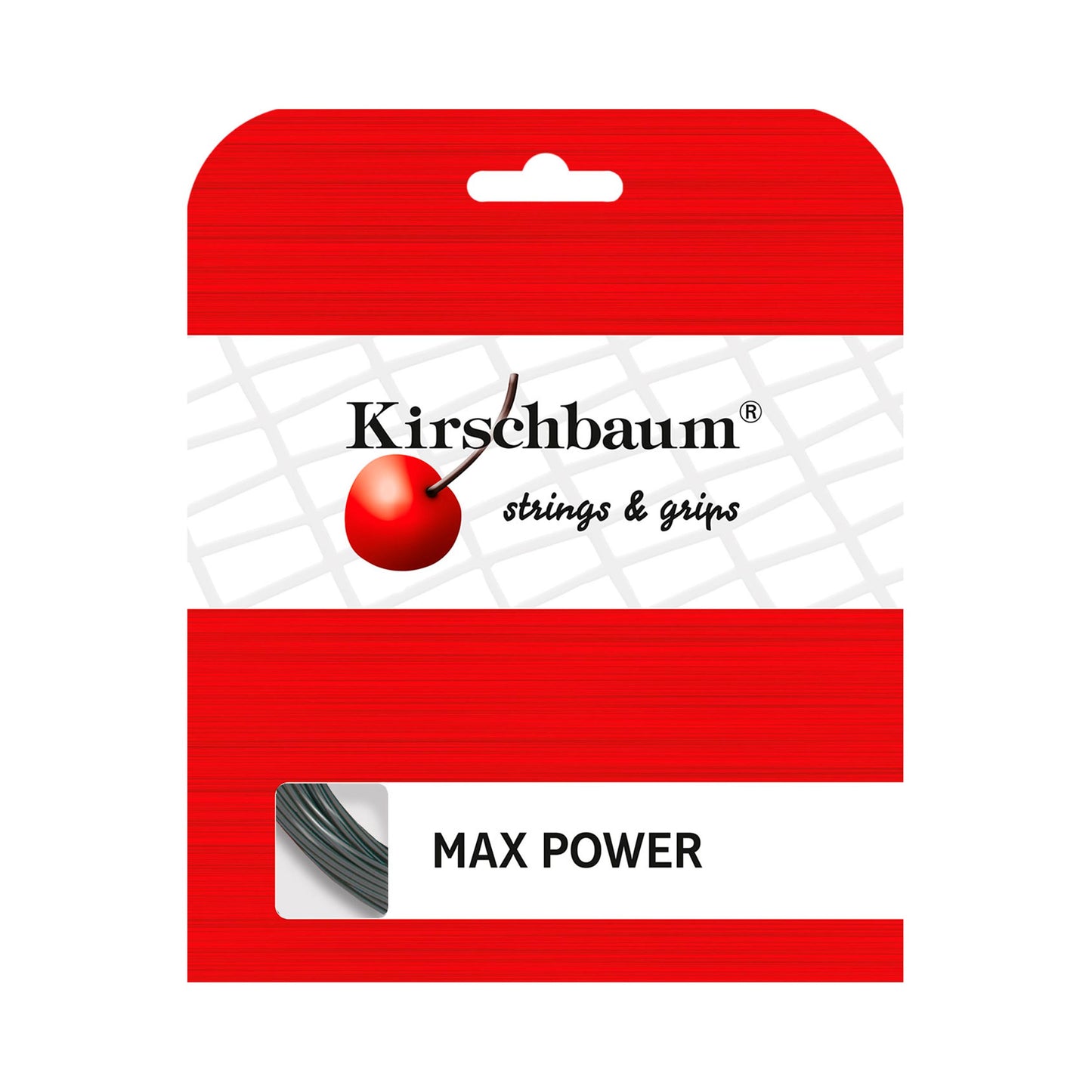 Kirschbaum Max Power Zestaw Naciągów 12m-Antracyt