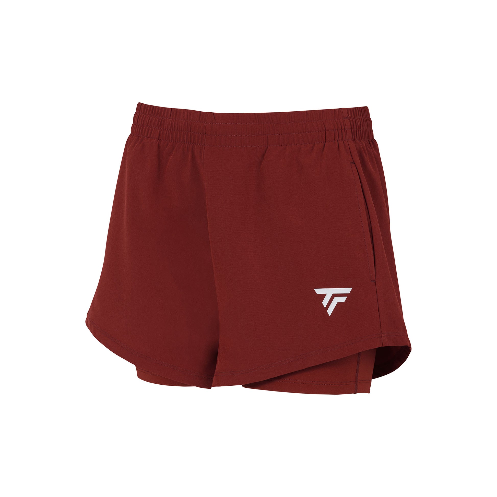 Tecnifibre Team Spodenki Na Piłki Kobiety-Ciemnoczerwony