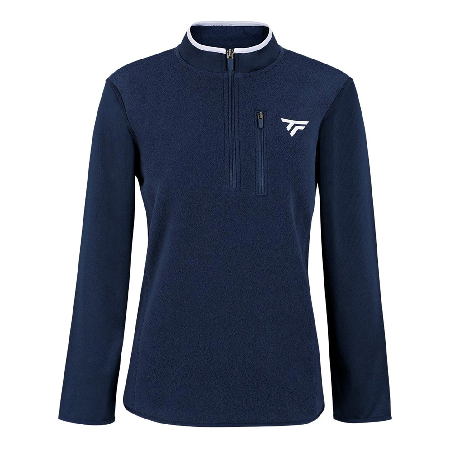 Tecnifibre Polar Quarter Zip Długi Rękaw Kobiety-Ciemnoniebieski