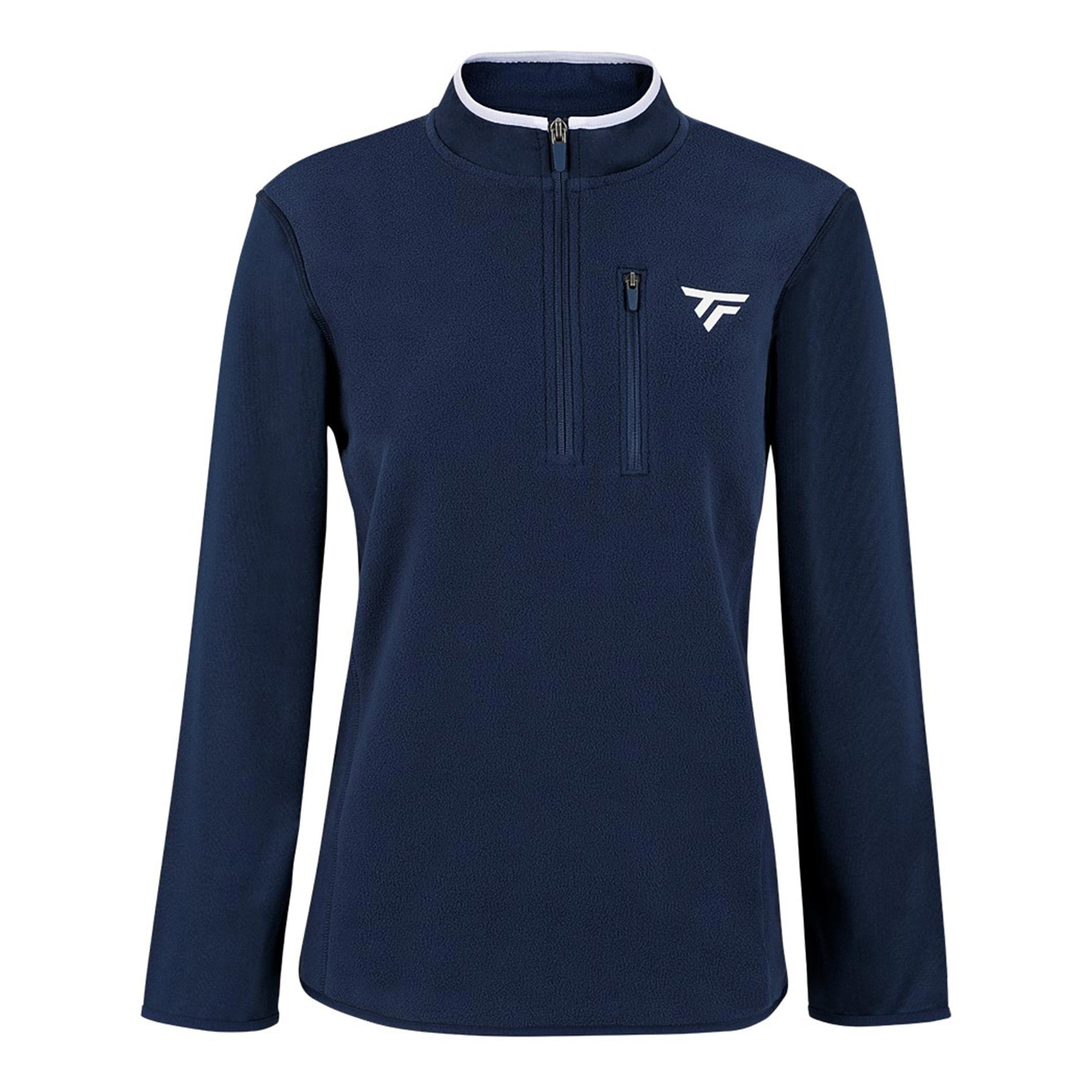Tecnifibre Polar Quarter Zip Długi Rękaw Kobiety-Ciemnoniebieski