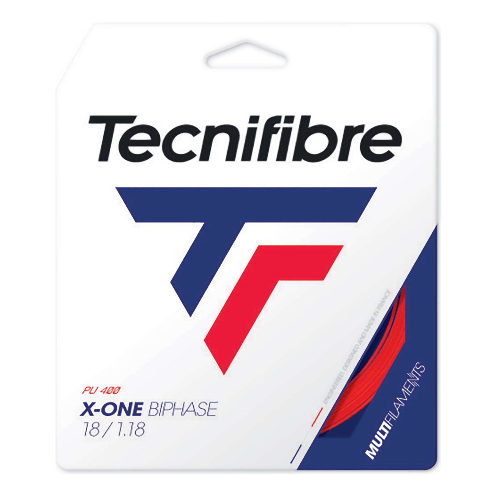 Tecnifibre X-One Biphase 12m Zestaw Naciągów-Czerwony