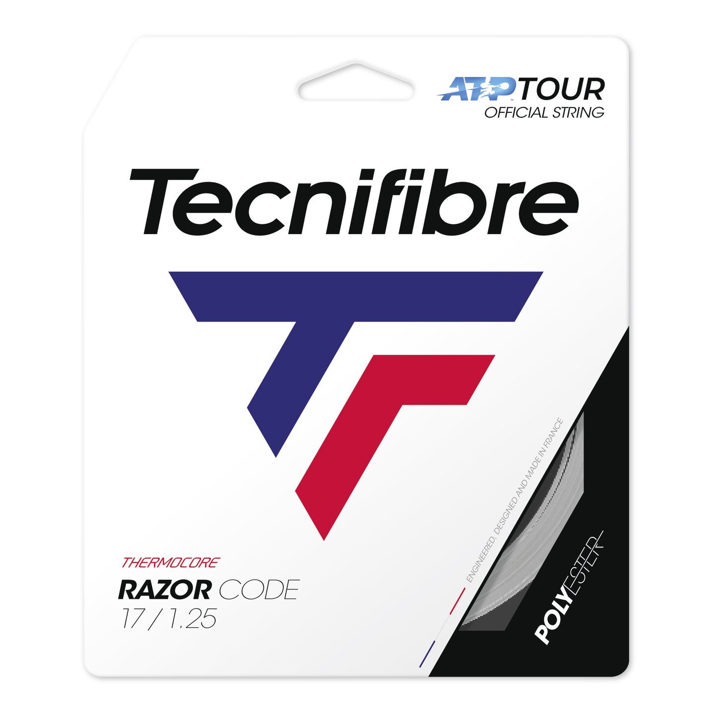 Tecnifibre Razor Code 12m Zestaw Naciągów-Szary