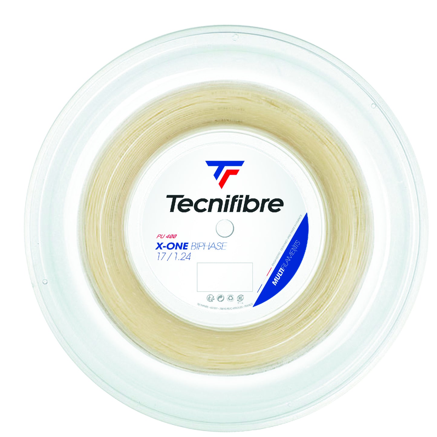 Tecnifibre X-One Biphase 200m Szpula Do Naciągów-Nude