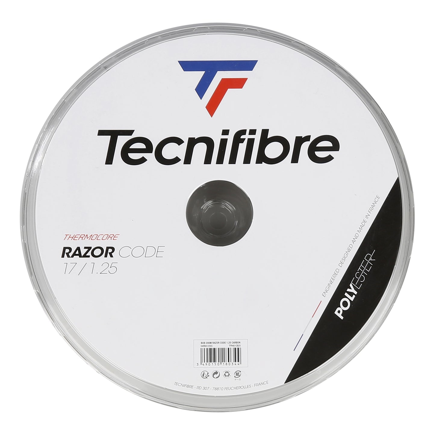 Tecnifibre Razor Code 200m Szpula Do Naciągów-Szary