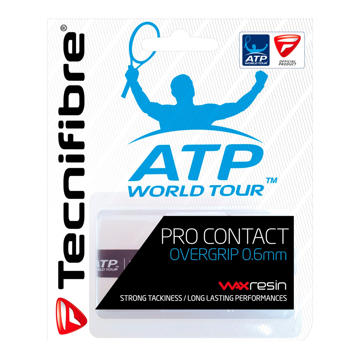 Tecnifibre Contact Pro Weiss Opakowanie 3 Szt.-Biały