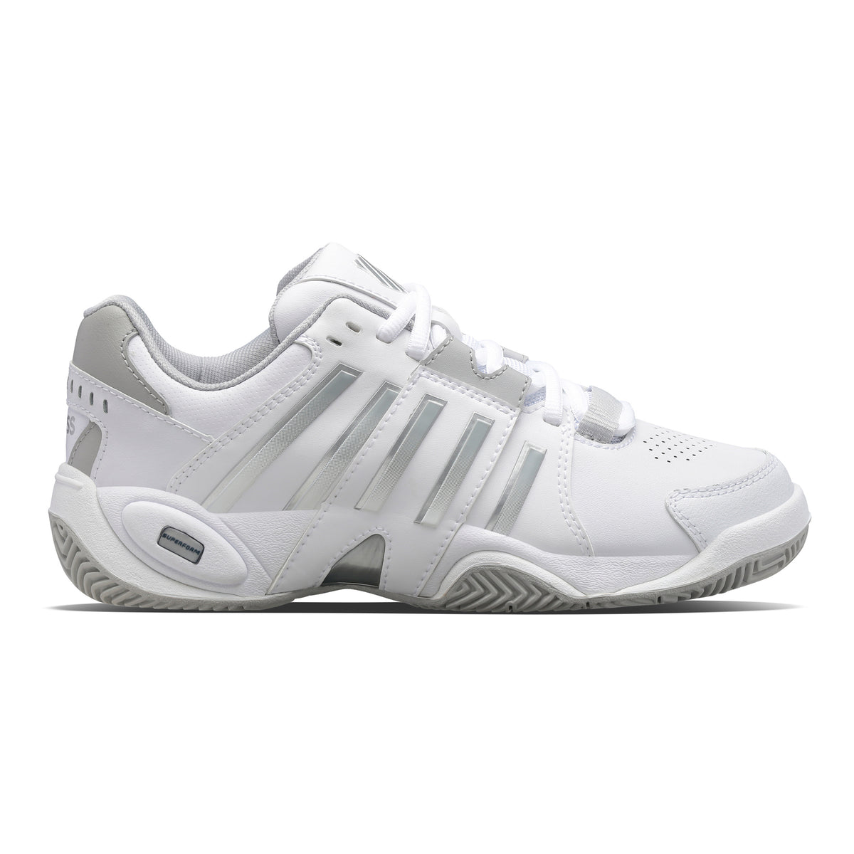 K-Swiss Accomplish IV buty do tenisa allcourt Kobiety - biały, srebrny