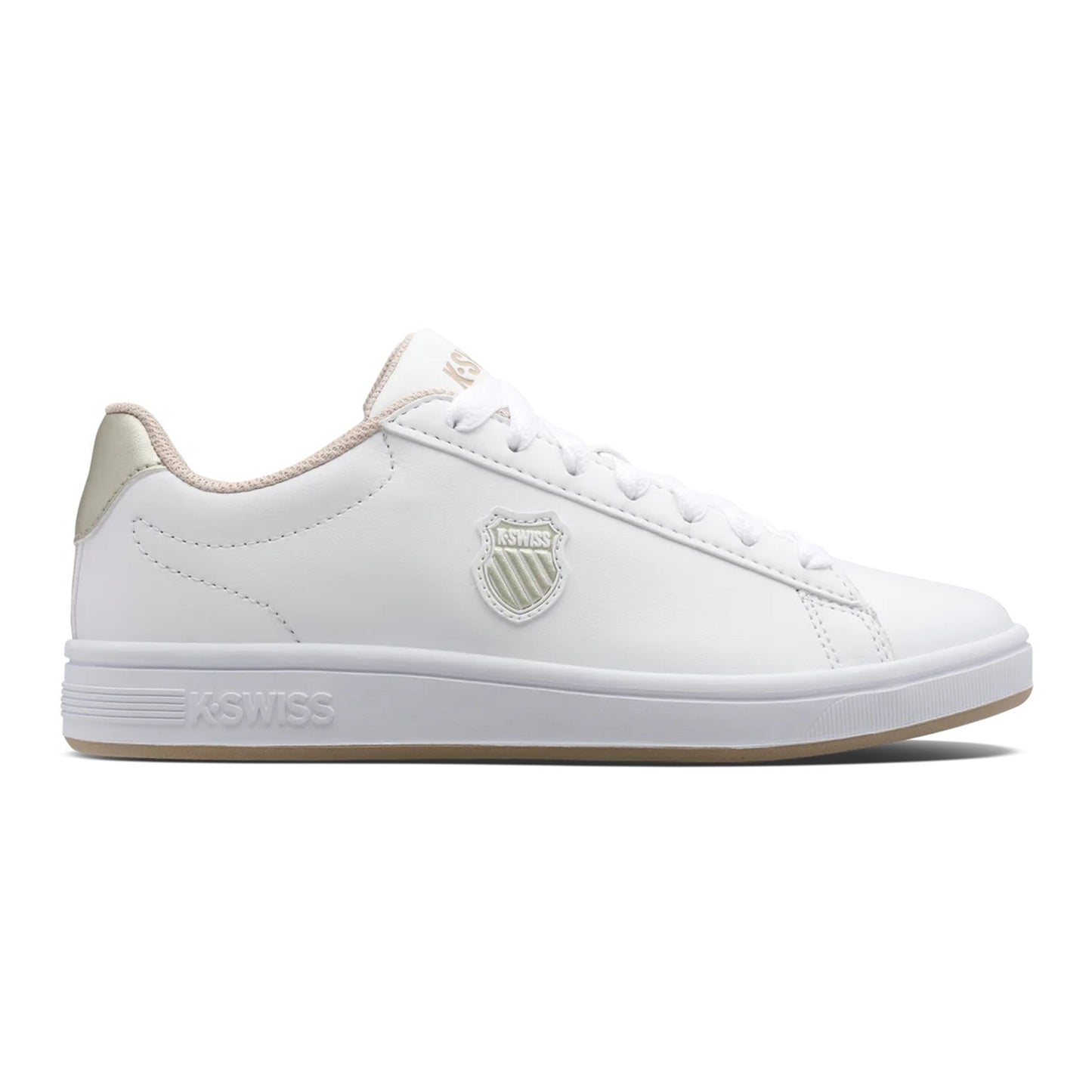 K-Swiss Court Shield Sneakersy Kobiety - biały, srebrny