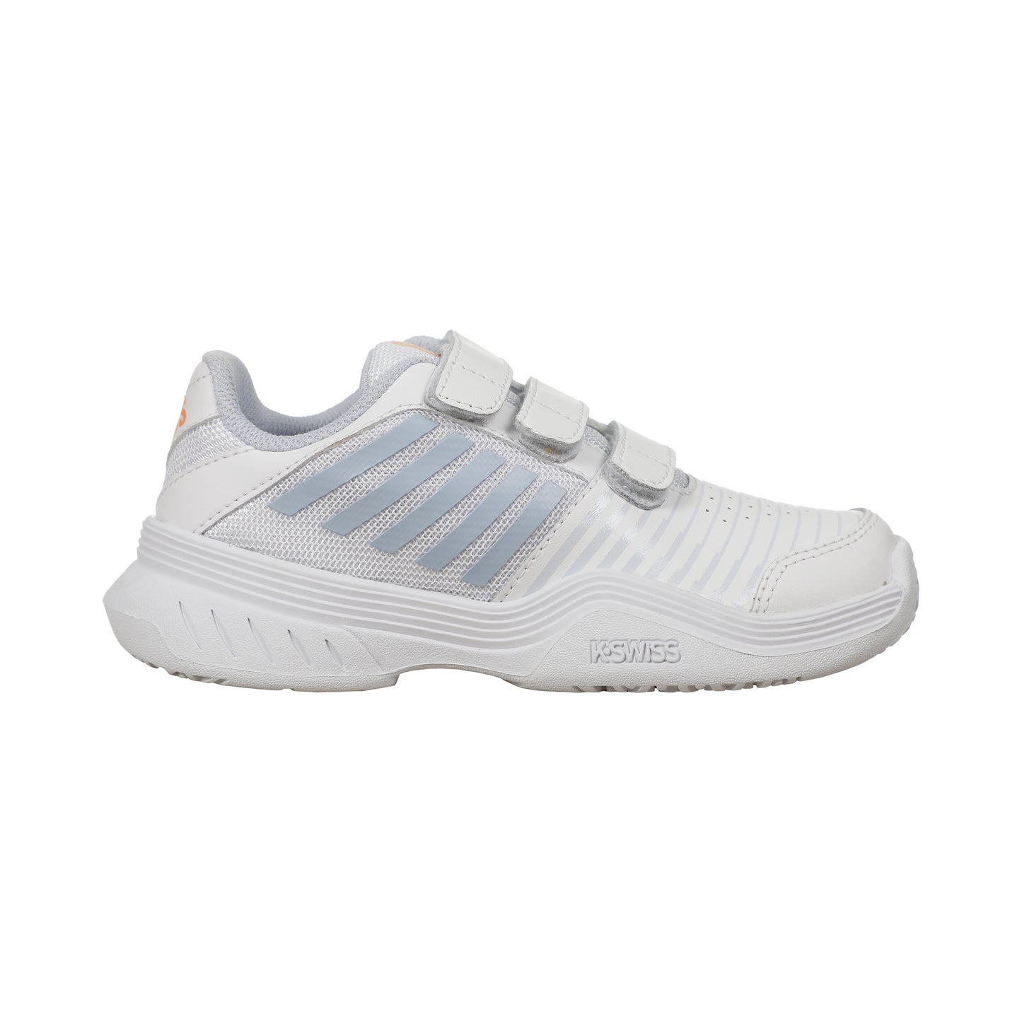 K-Swiss Court Express Strap Omni buty do tenisa allcourt Dzieci-biały