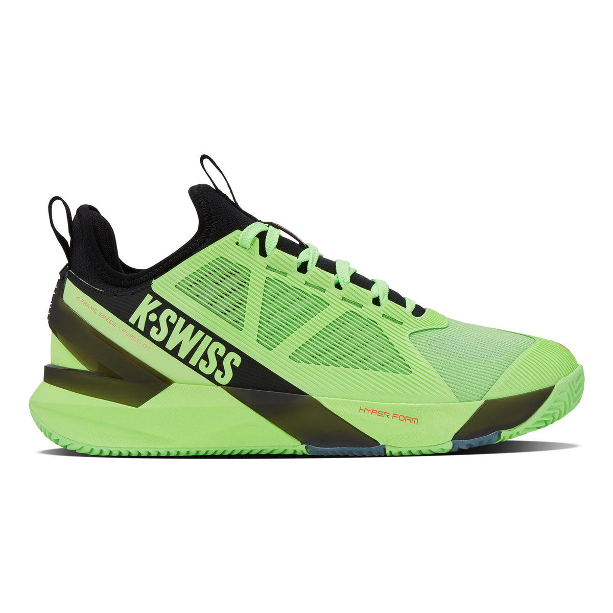 K-Swiss K-Frame Speed Rublo Buty Do Tenisa Ziemnego Mężczyźni-Neonowy Zielony,Czarny