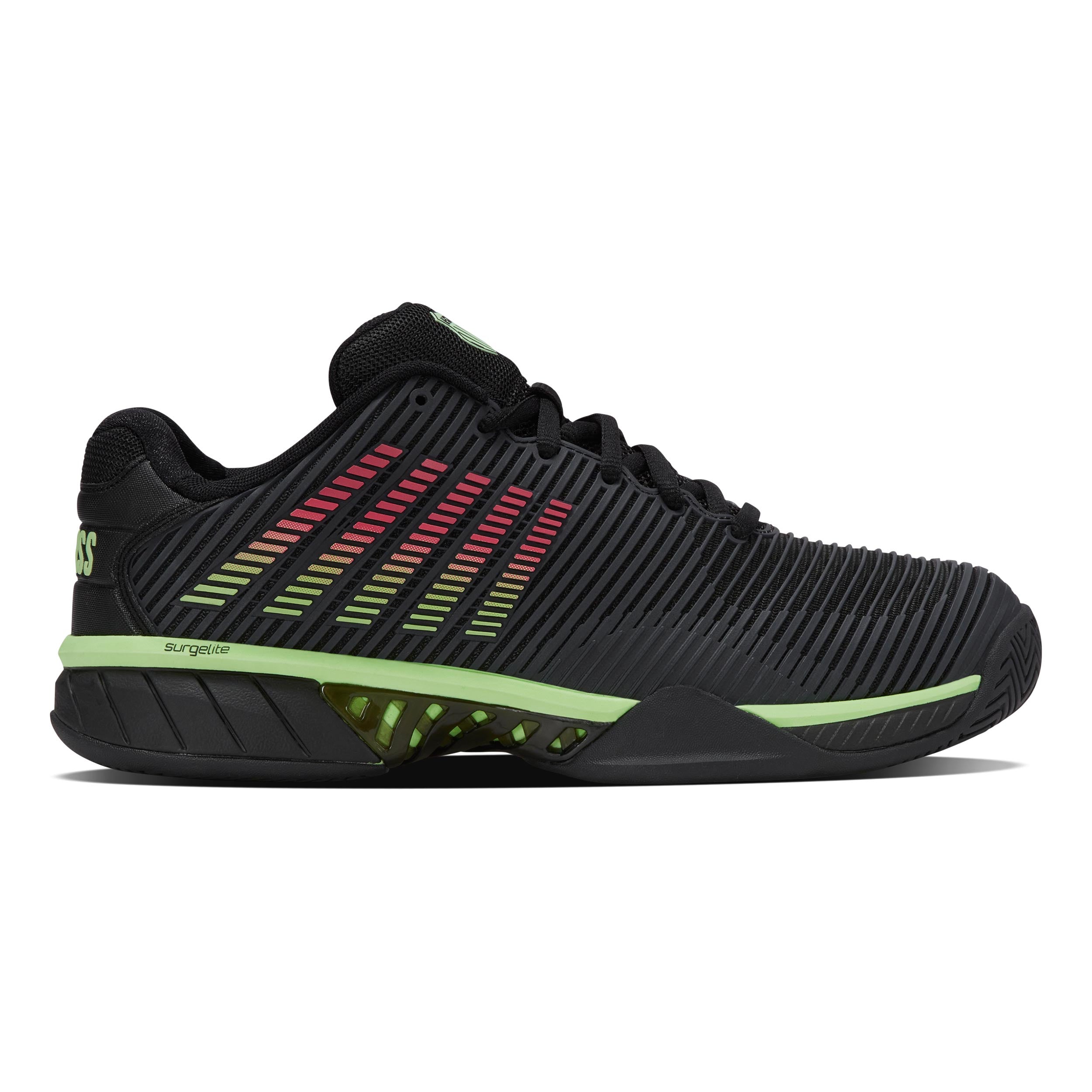 K-Swiss Hypercourt Express 2 Buty Do Tenisa Allcourt Mężczyźni-Czarny,Neonowy Zielony