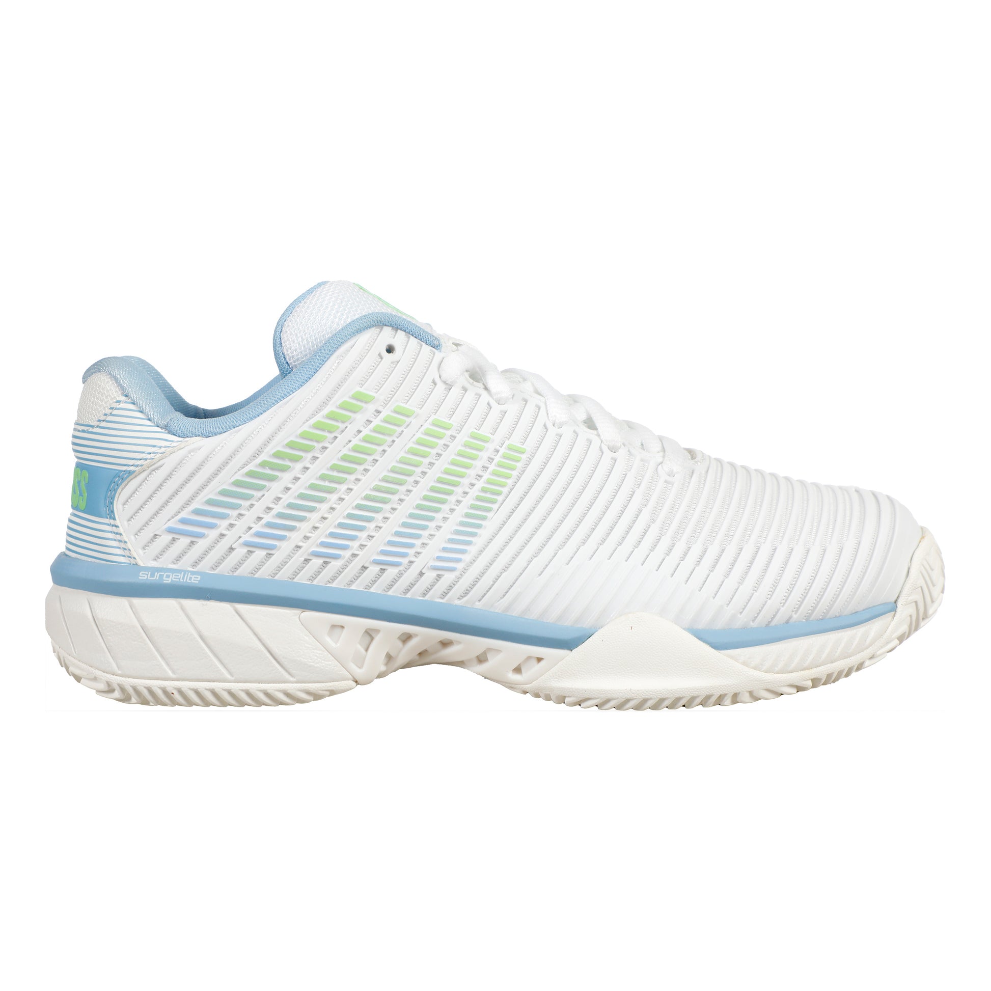 K-Swiss Hypercourt Express 2 Buty Do Tenisa Ziemnego Kobiety-Biały,Jasnoniebieski