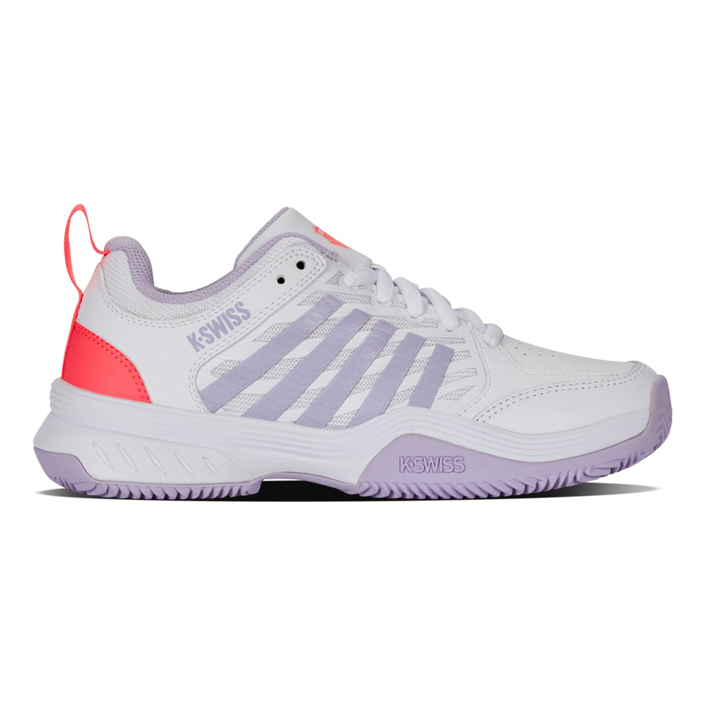 K-Swiss Court Express 2 buty do tenisa ziemnego Kobiety - biały, liliowy