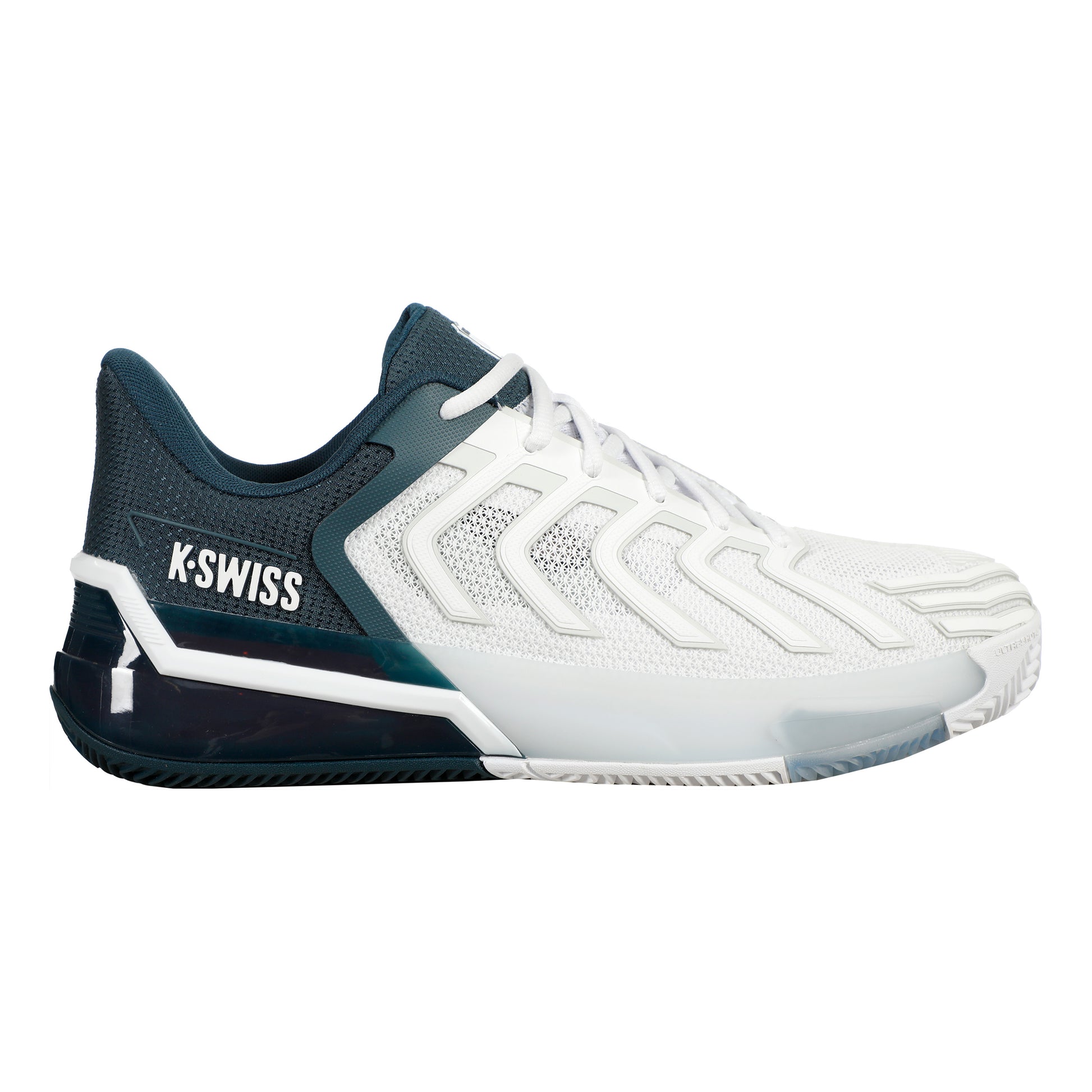 K-Swiss Ultrashot 4 Buty Do Tenisa Ziemnego Mężczyźni-Biały,Petrol