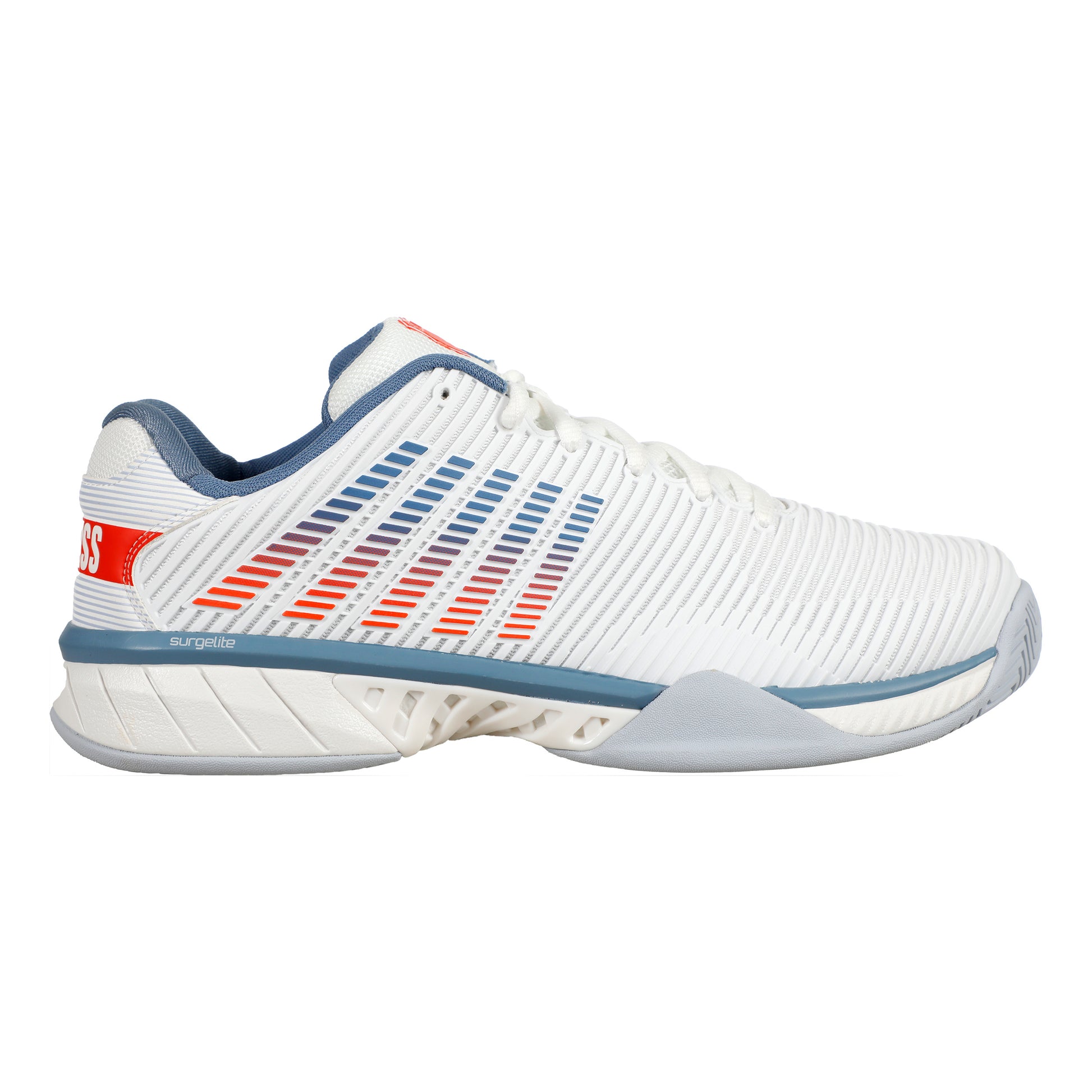 K-Swiss Hypercourt Express 2 Buty Do Tenisa Allcourt Mężczyźni-Biały,Jasnoniebieski