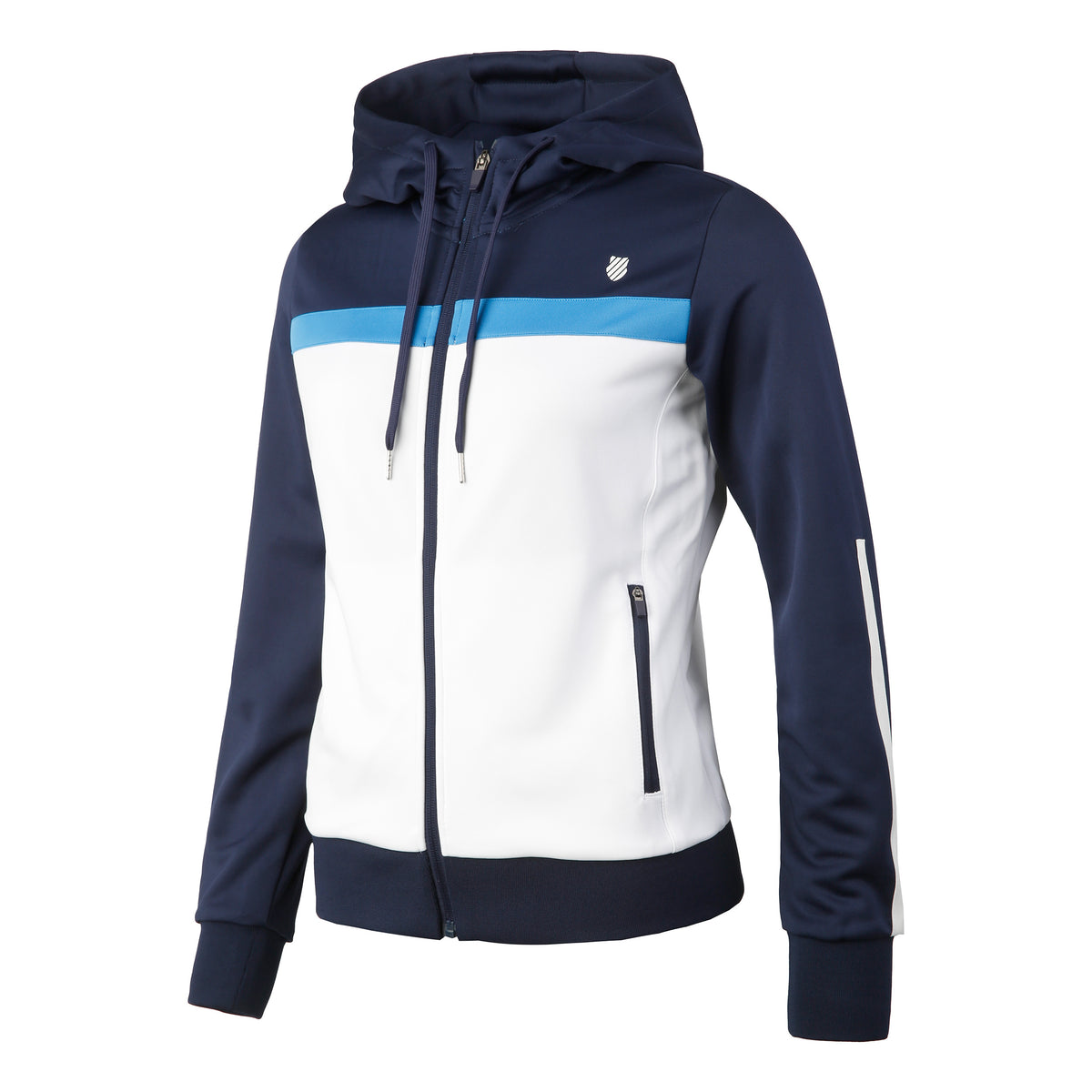K-Swiss Core Team Tracksuit Kurtka treningowa Kobiety - ciemnoniebieski, biały