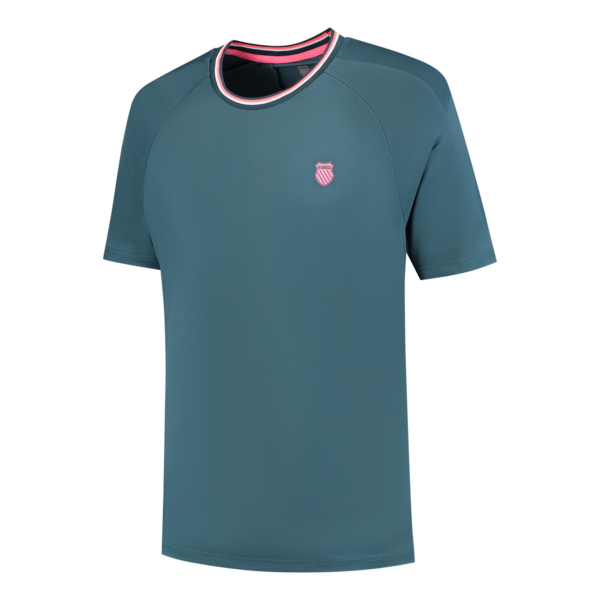 K-Swiss Hypercourt Mesh Crew Koszulka - niebieski