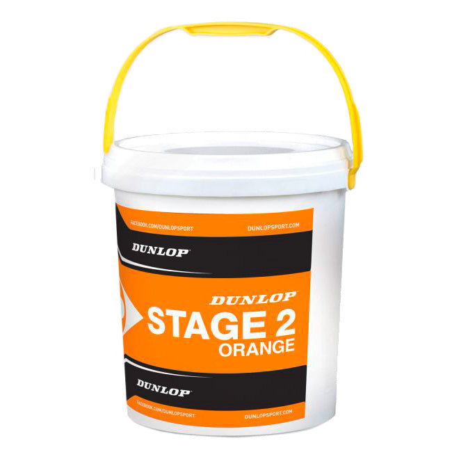 Dunlop Mini Tennis Stage 2 Orange Wiadro 60 szt.