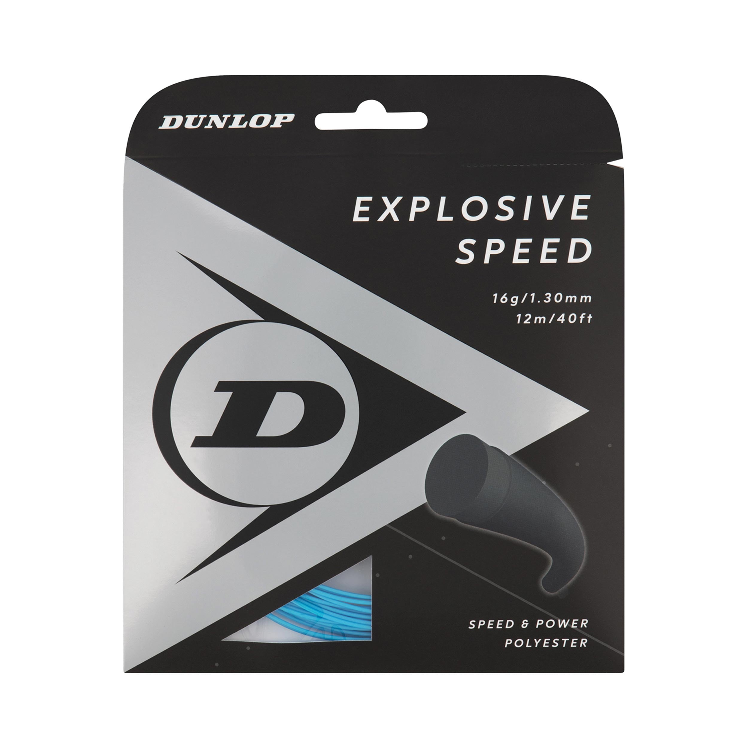 Dunlop Explosive Speed Zestaw naciągów 12m - niebieski